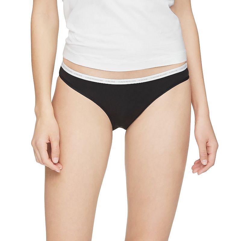 Women's Calvin Klein CK One Bikini Panty QD3785, Size: XL, Grey Gray Product Image