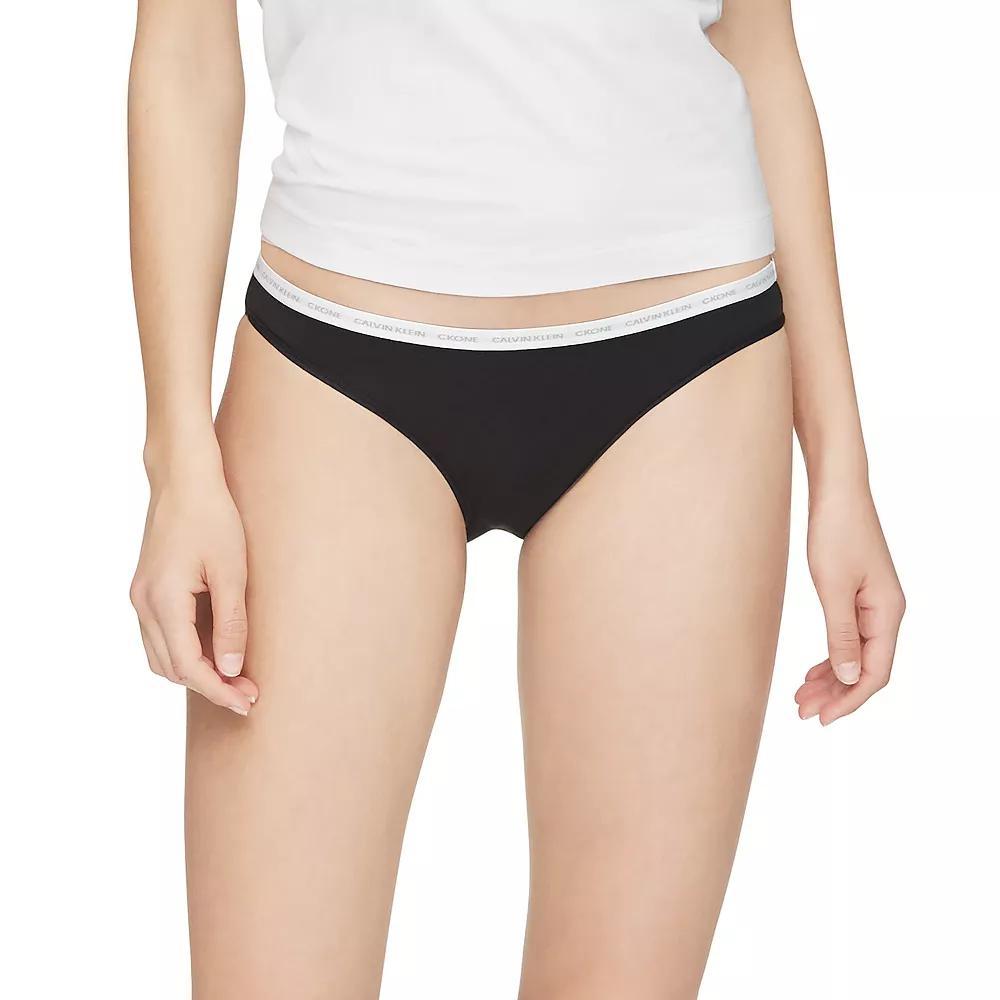 Women's Calvin Klein CK One Bikini Panty QD3785, Size: XL, Grey Gray Product Image