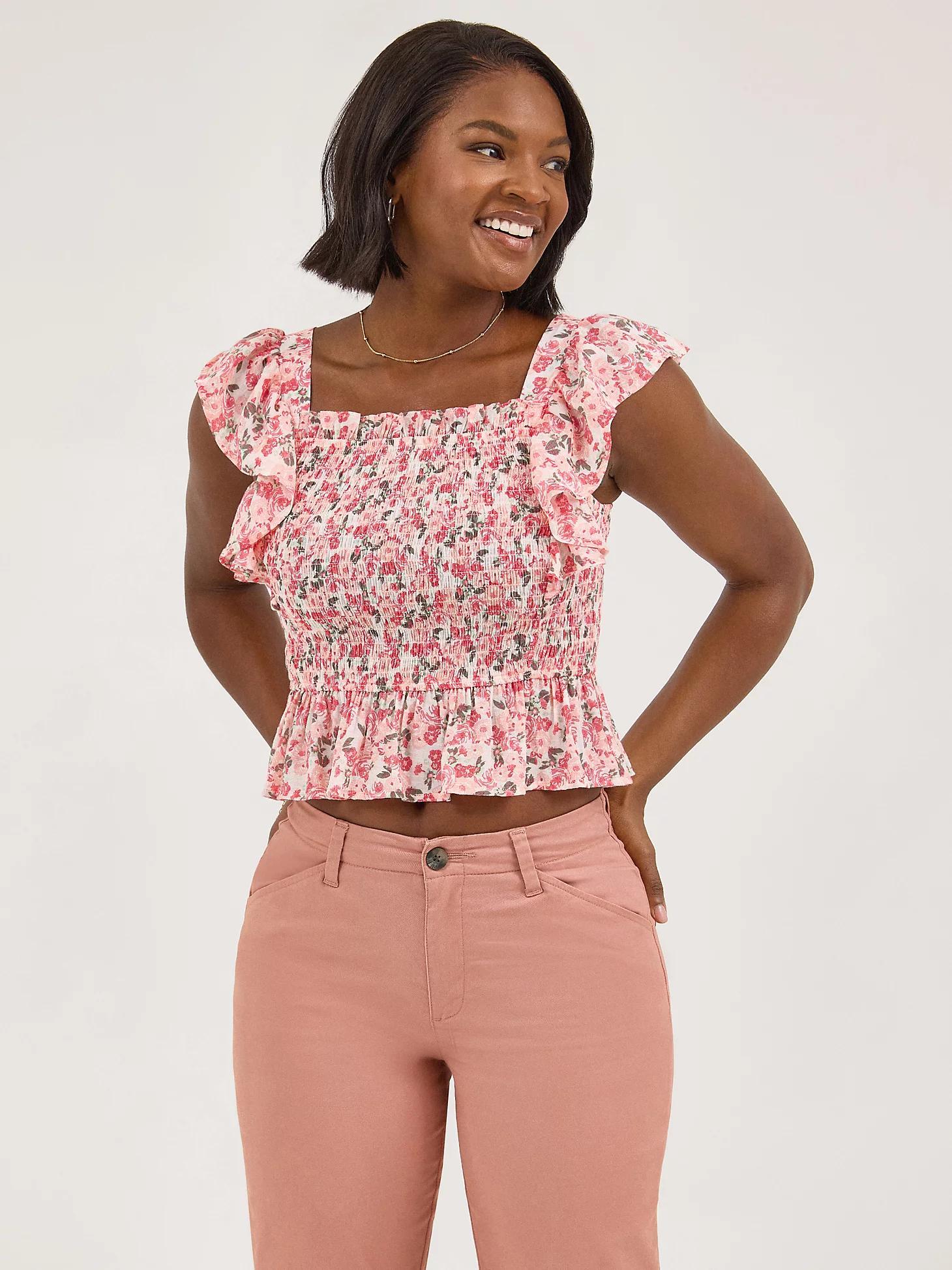Women's Floral Print Baby Doll Tank | Women's Tops & Tees | Lee® Product Image