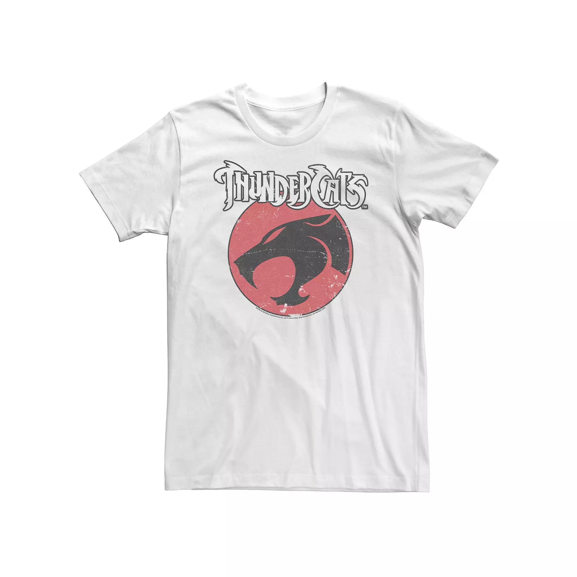 Big & Tall ThunderCats Logo Outline Tee, Men's, Size: 4XL, White Product Image