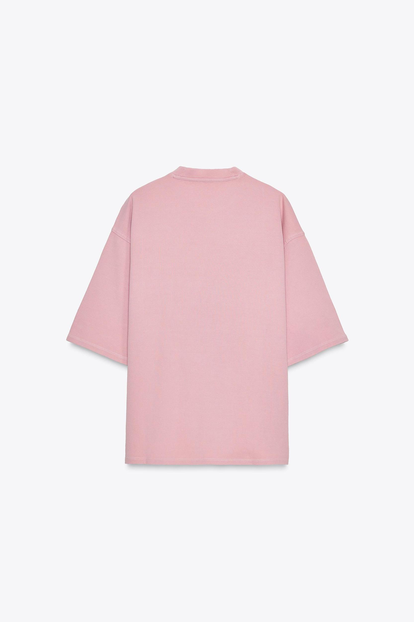 WASHED EFFECT INTERLOCK T-SHIRT Product Image