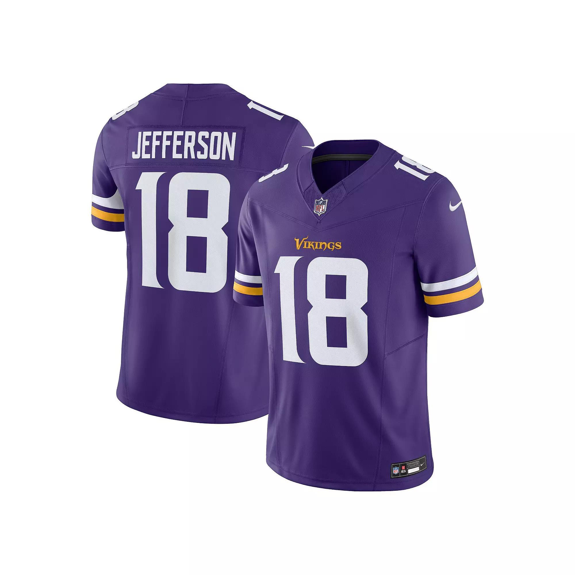 Men's Nike Justin Jefferson Purple Minnesota Vikings Vapor F.U.S.E. Limited Jersey, Size: 3XL Product Image