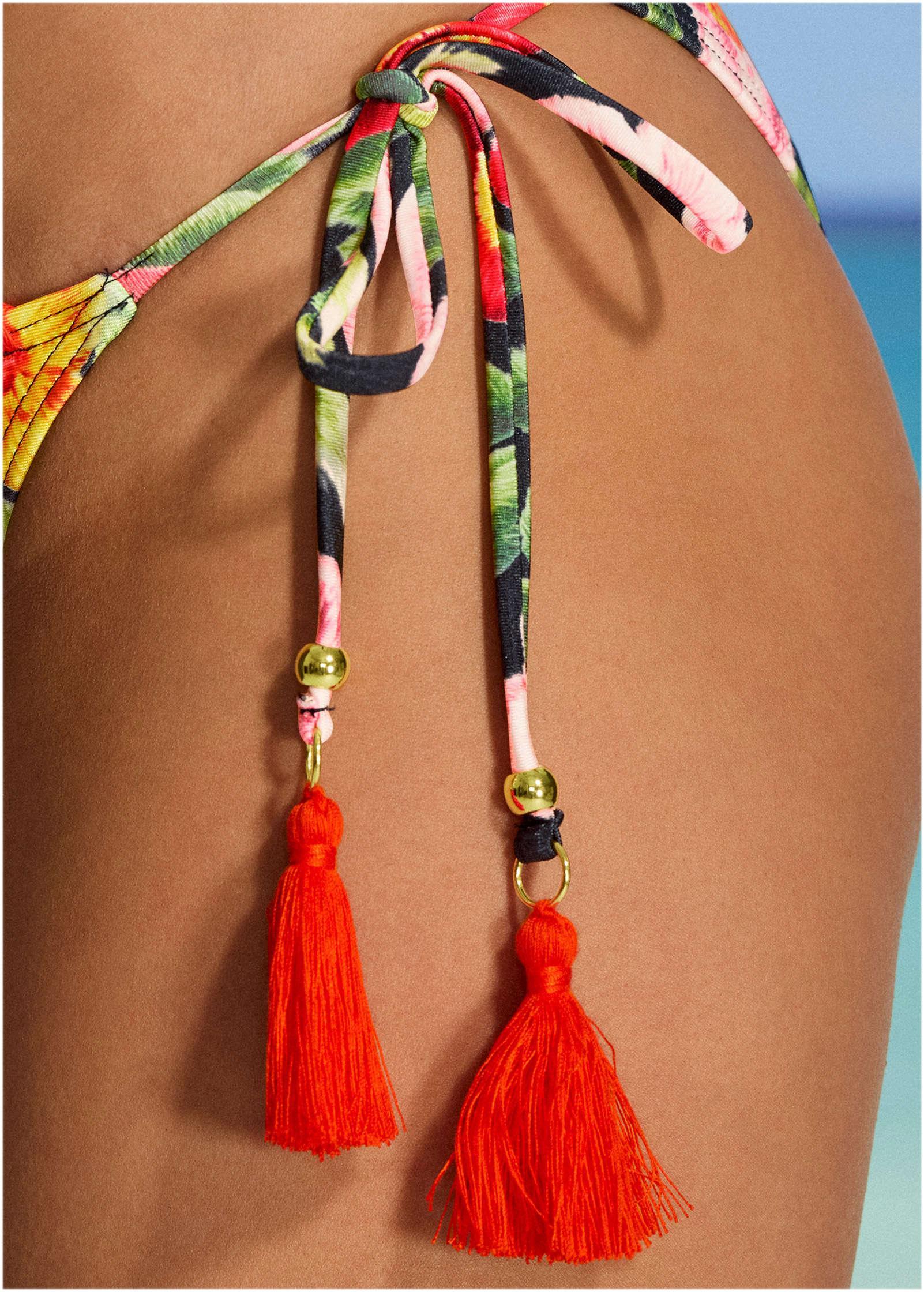 Bahamas Triangle Bikini Top - Havana Garden Product Image