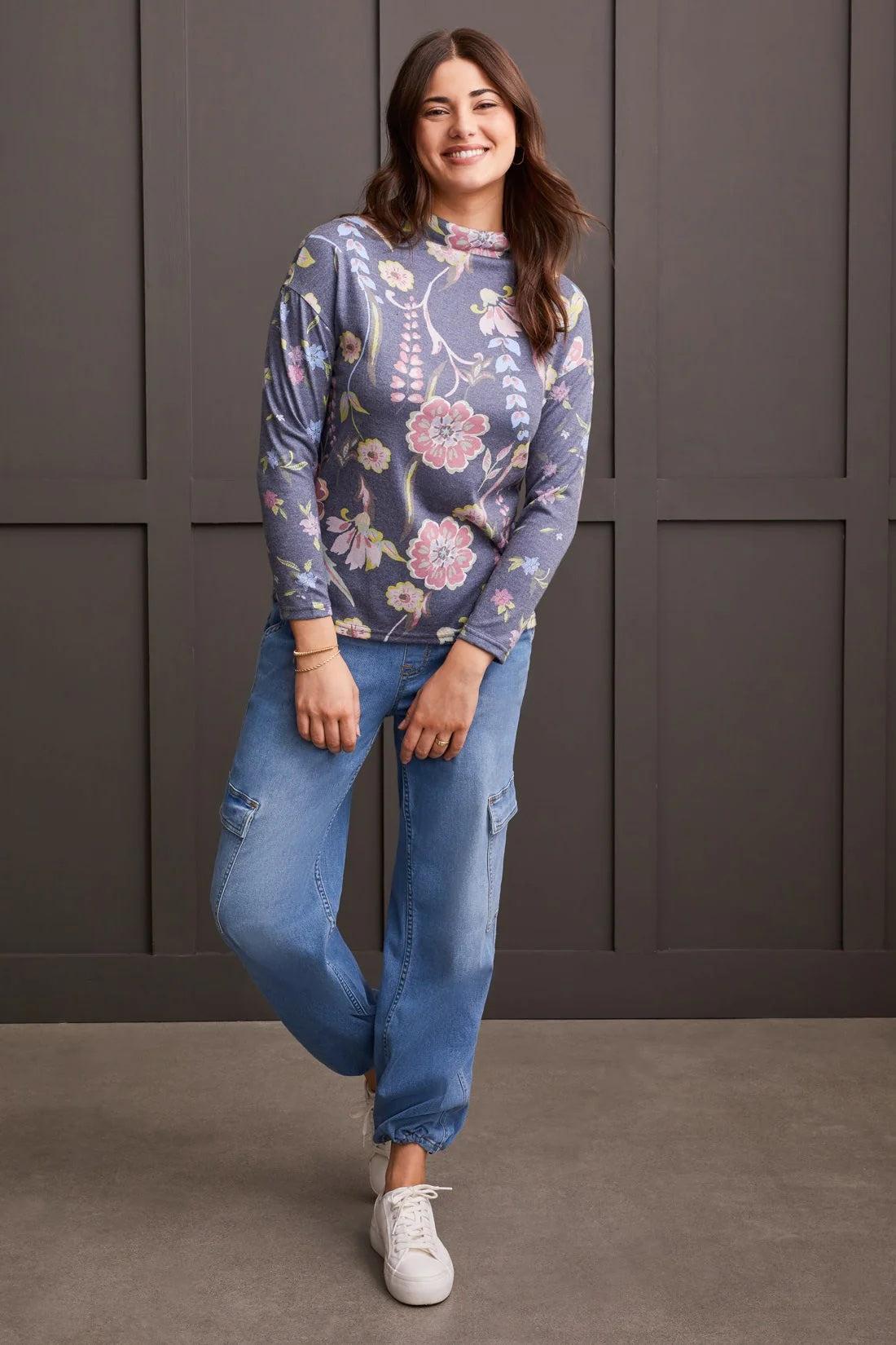 Funnel Neck Top Product Image