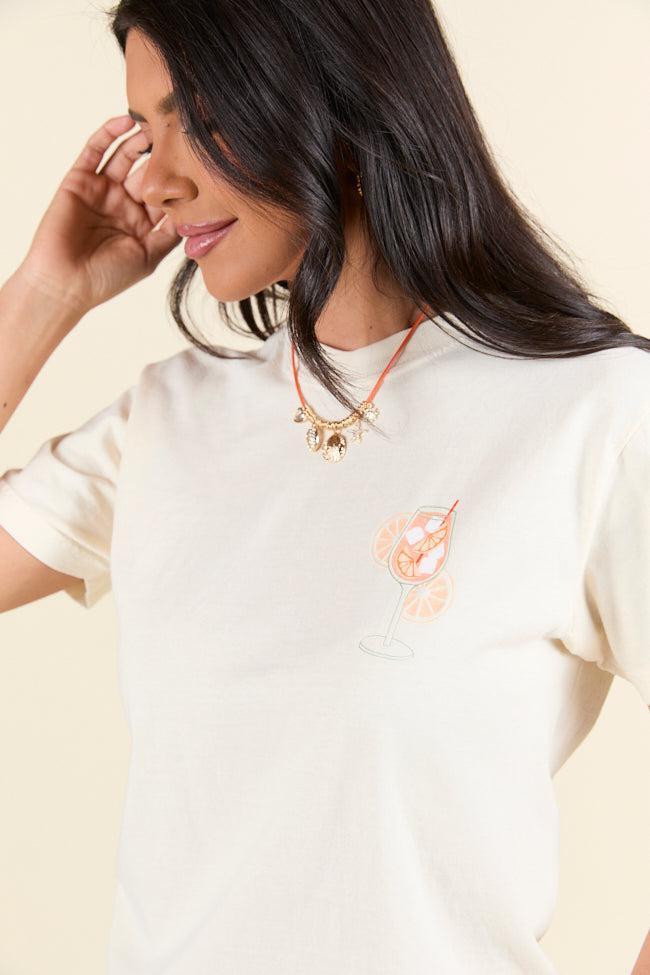 Happy Lil' Thang Ivory Graphic Tee Product Image