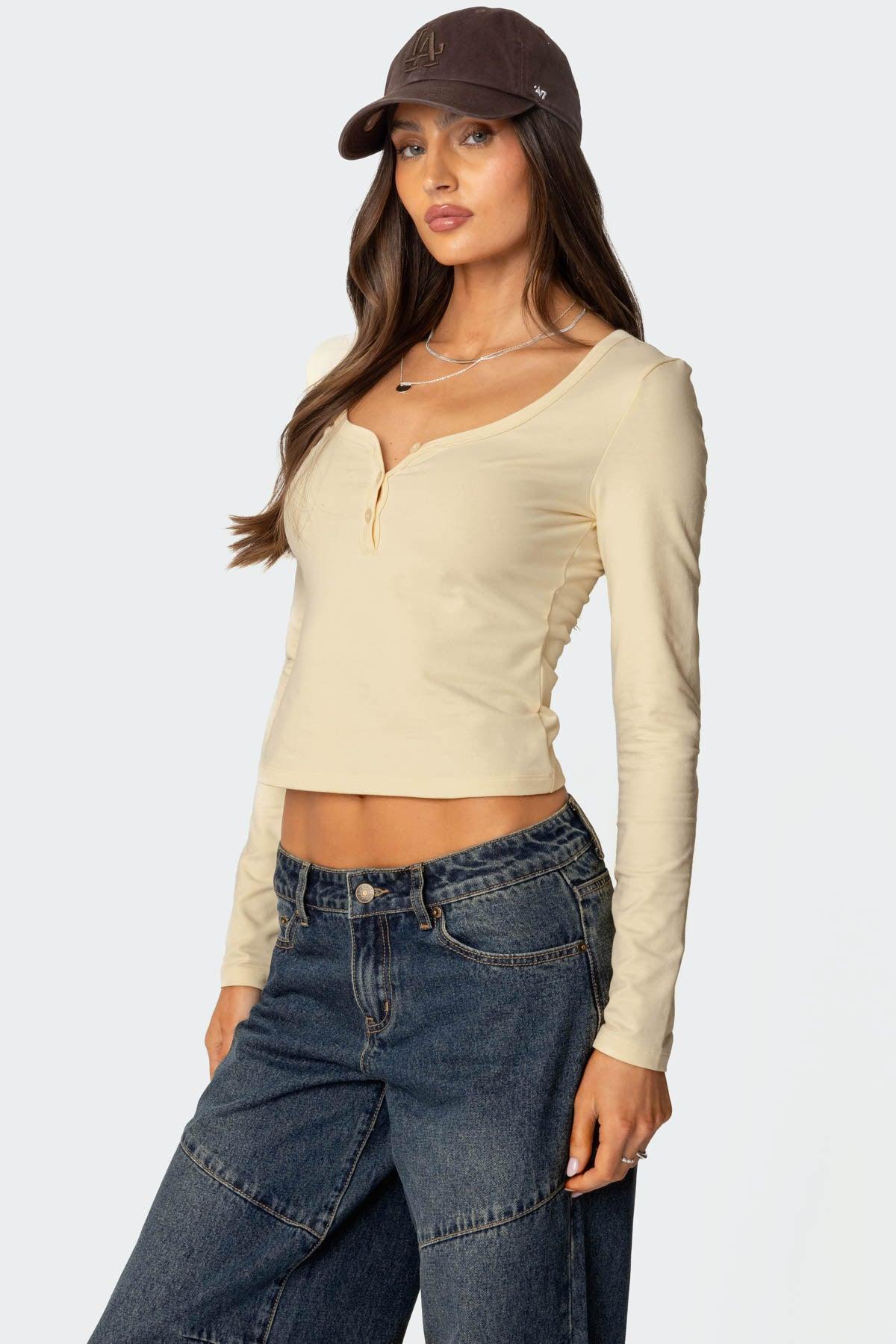 Leah Henley Top Product Image