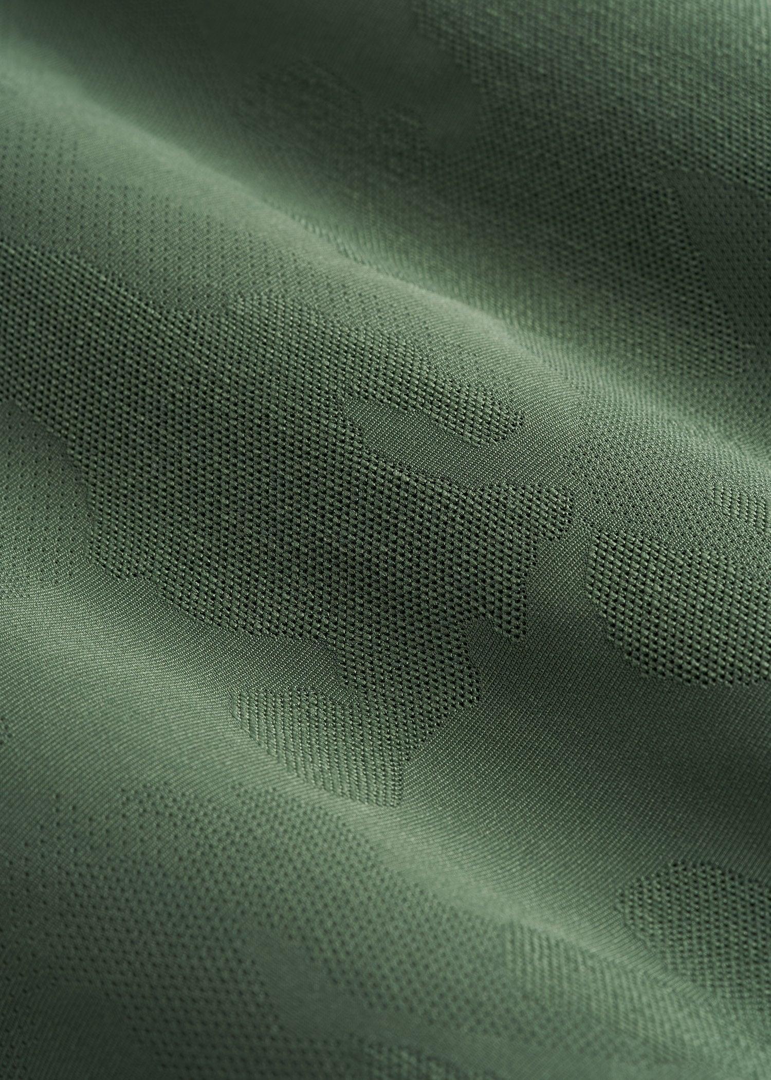 Jacquard Training T-Shirt for Tall Men in Forest Green Product Image