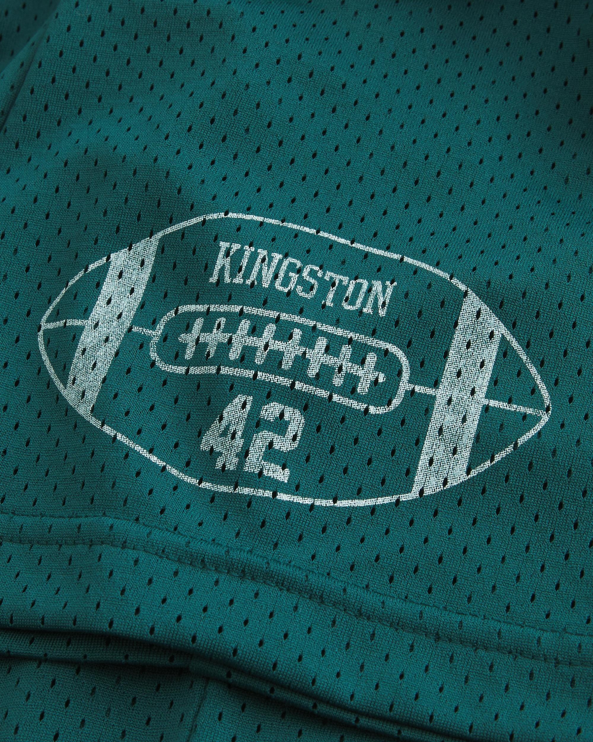 Boxy Crop Mesh Graphic Football Jersey Product Image