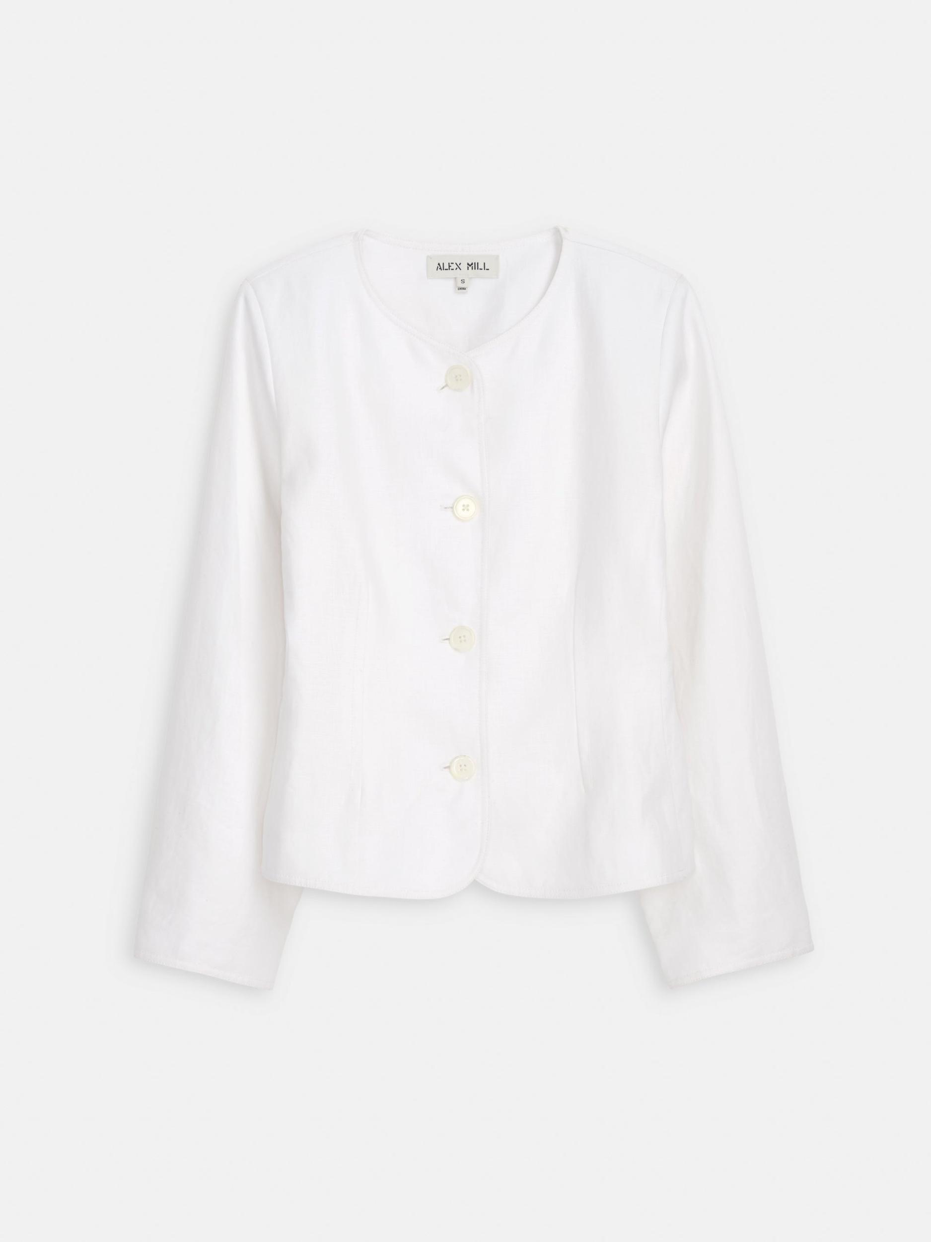 Luna Jacket In Linen Product Image