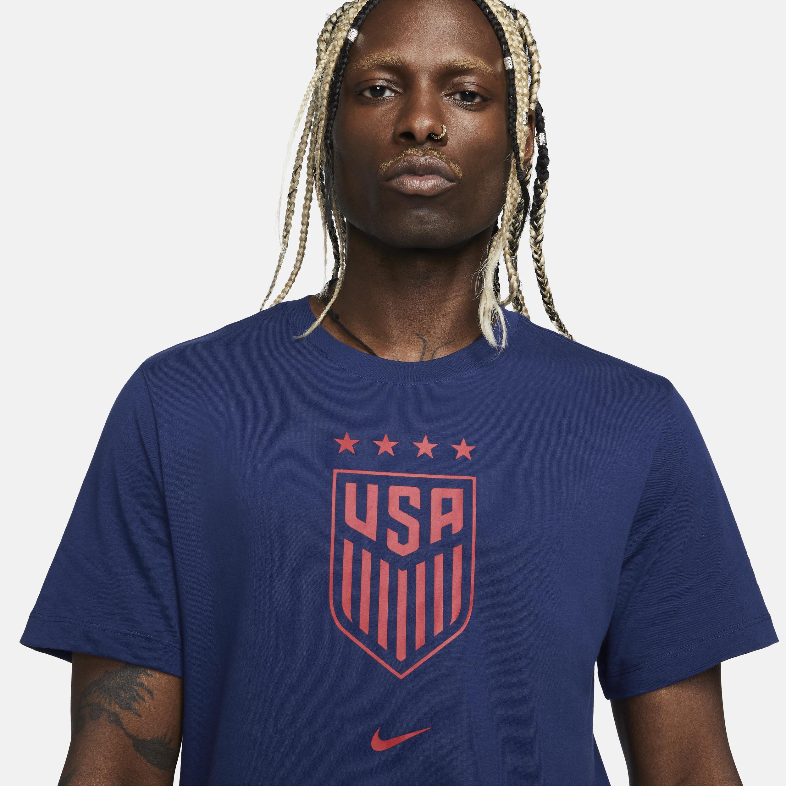 Mens Nike Navy Uswnt Crest T-shirt Product Image