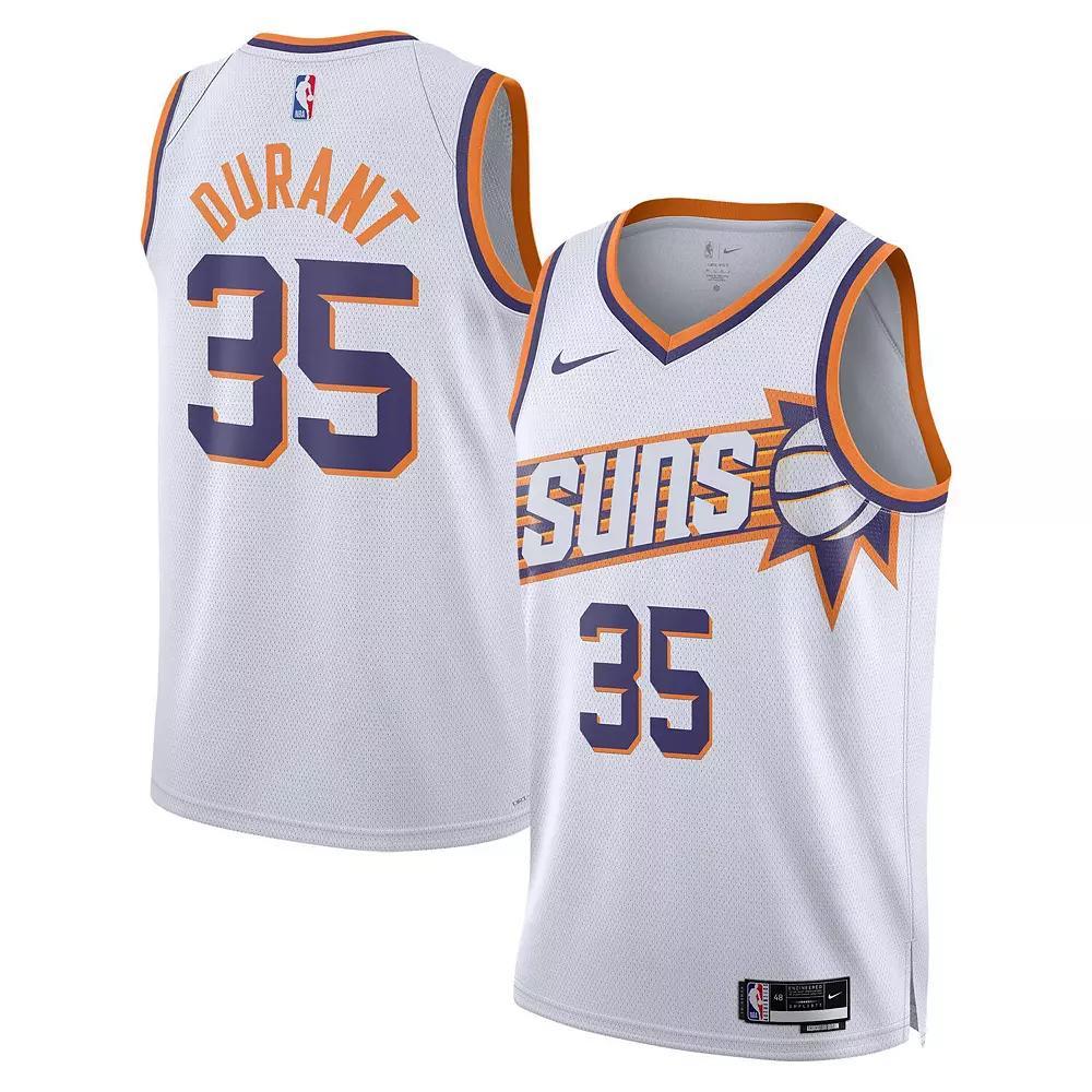 Unisex Nike Kevin Durant White Phoenix Suns Swingman Jersey - Association Edition, Adult Unisex, Size: Small, Phx White Product Image