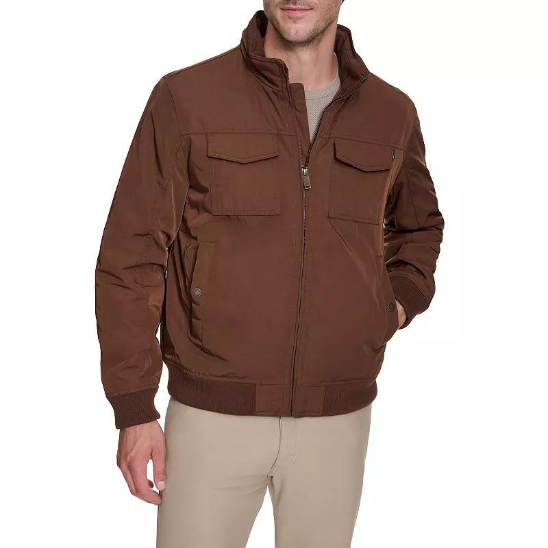 Big & Tall Dockers® Polytwill 2 Pocket Bomber Jacket, Men's, Size: 3XL Tall, Blue Product Image