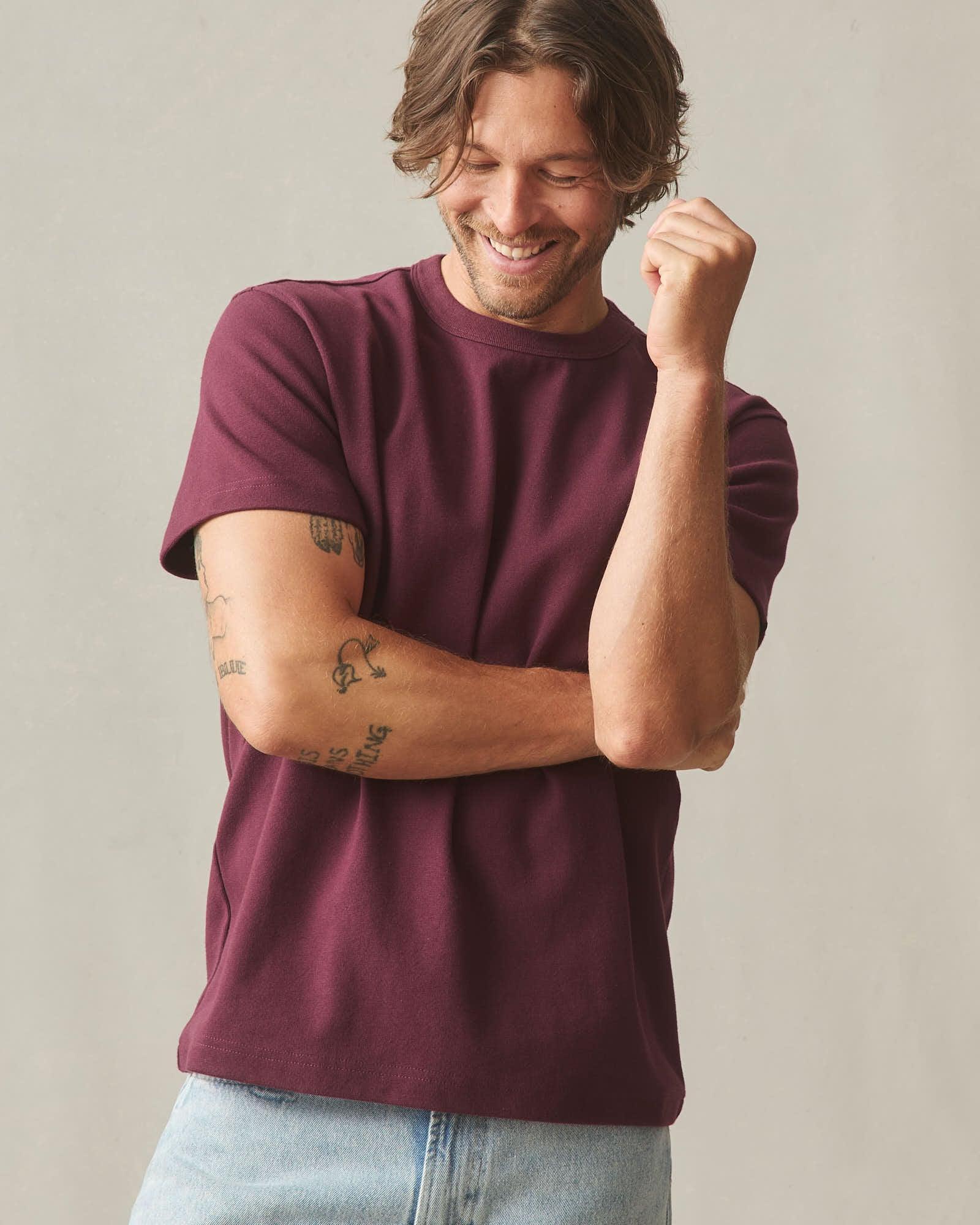 Men's Rib Tee - Black Amber Product Image