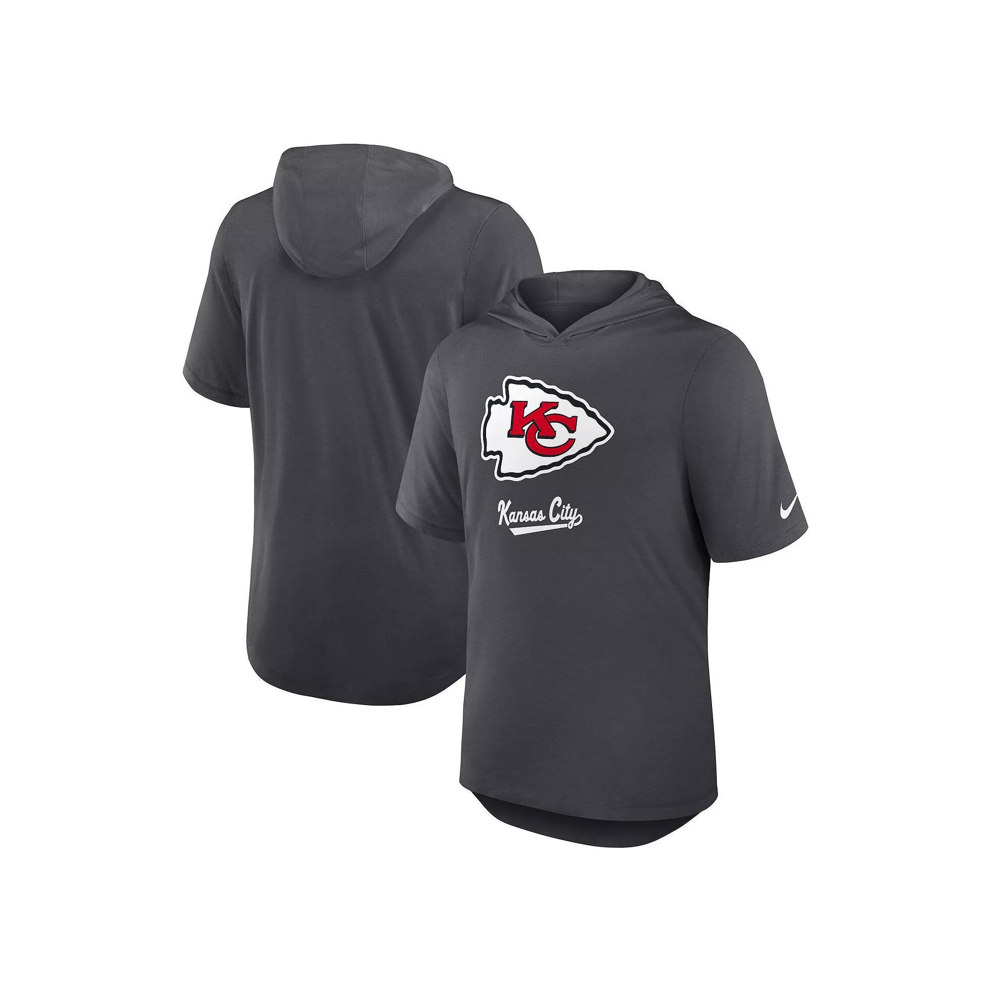 Kansas City Chiefs Nike Men's Dri-FIT NFL Hooded T-Shirt Product Image