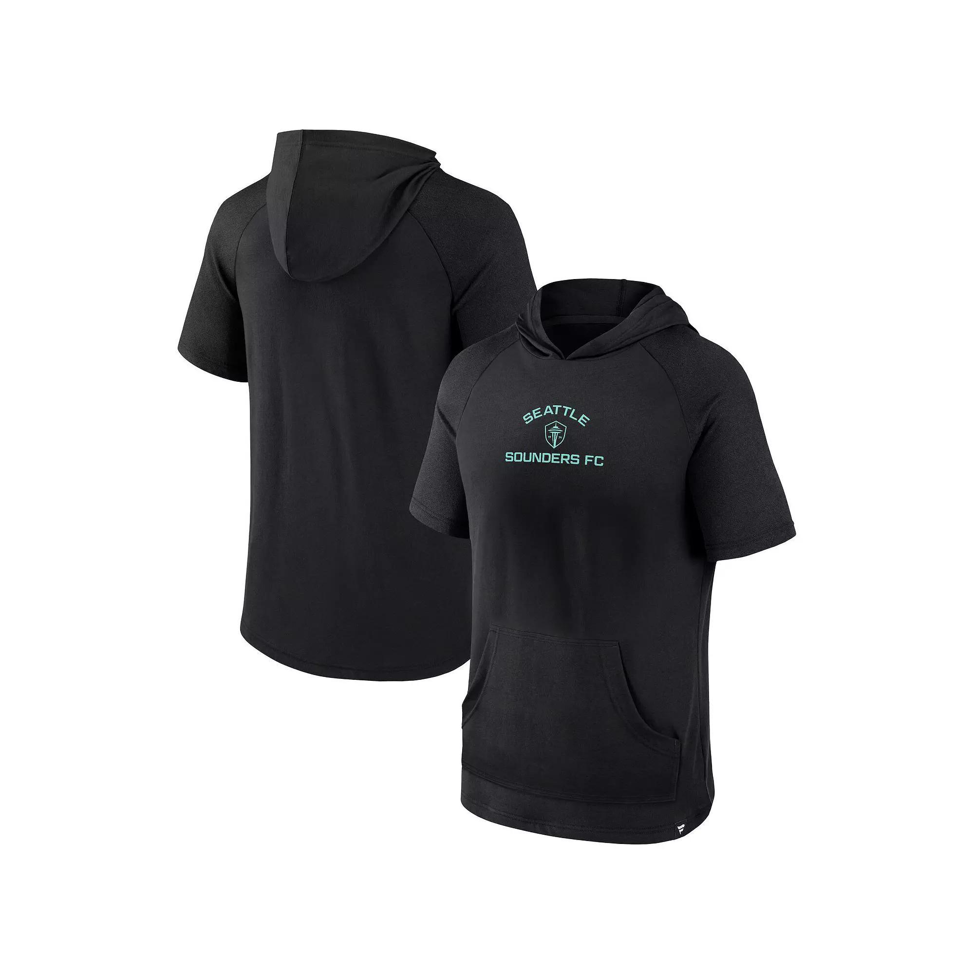 Men's Fanatics Branded Black Toronto Raptors Guard The Rim Hoodie T-Shirt, Size: Medium, Rpt Black Product Image