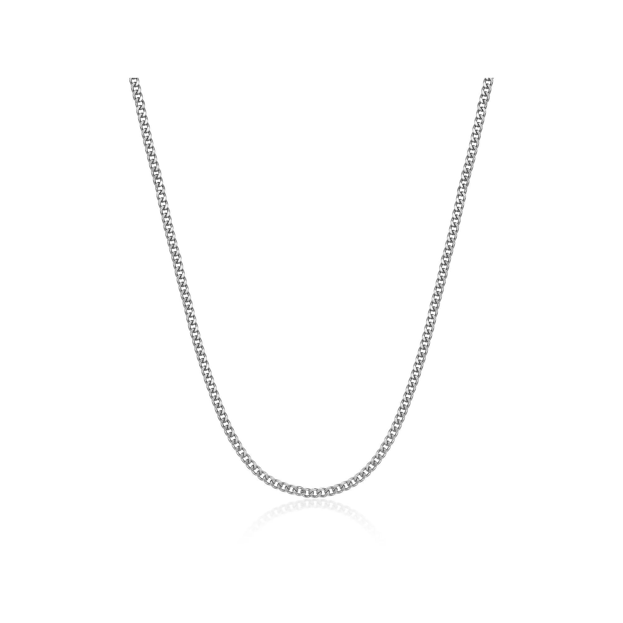 Men's LYNX Stainless Steel 4mm Curb Chain Necklace, Size: 20" Product Image