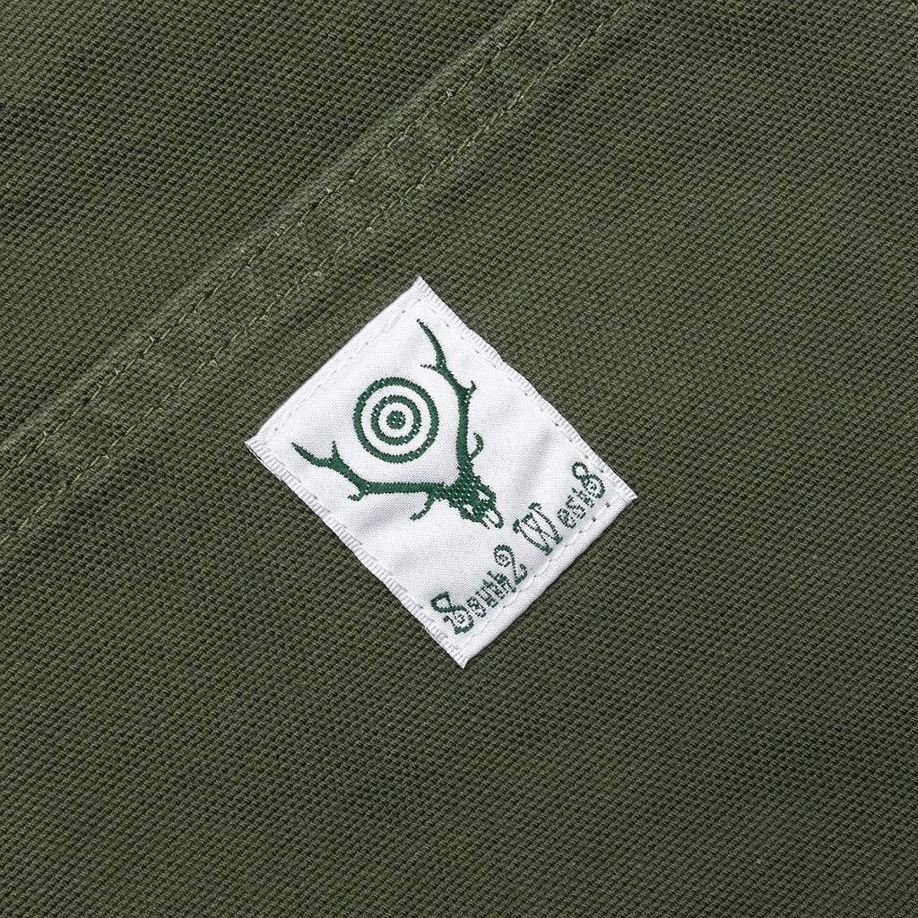 Cotton Canvas Painter Pant - Moss Green Male Product Image