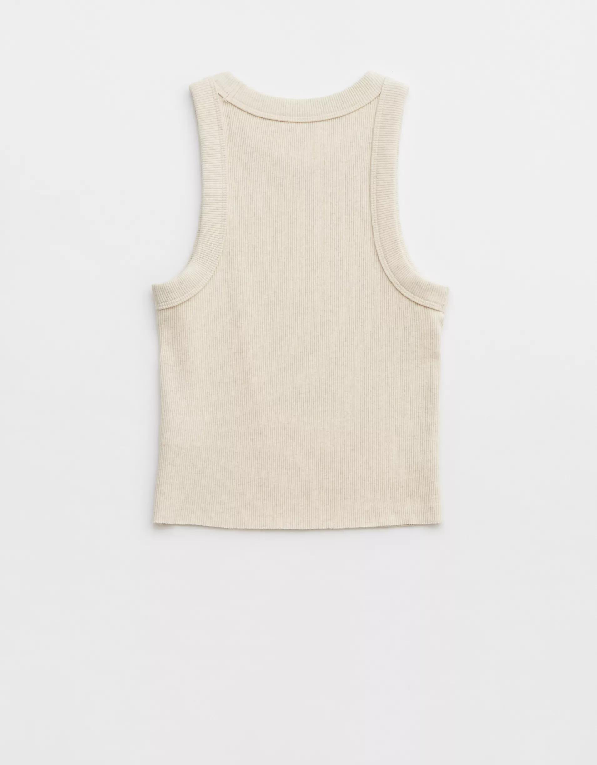 Aerie Free Spirit Ribbed Tank Top Product Image