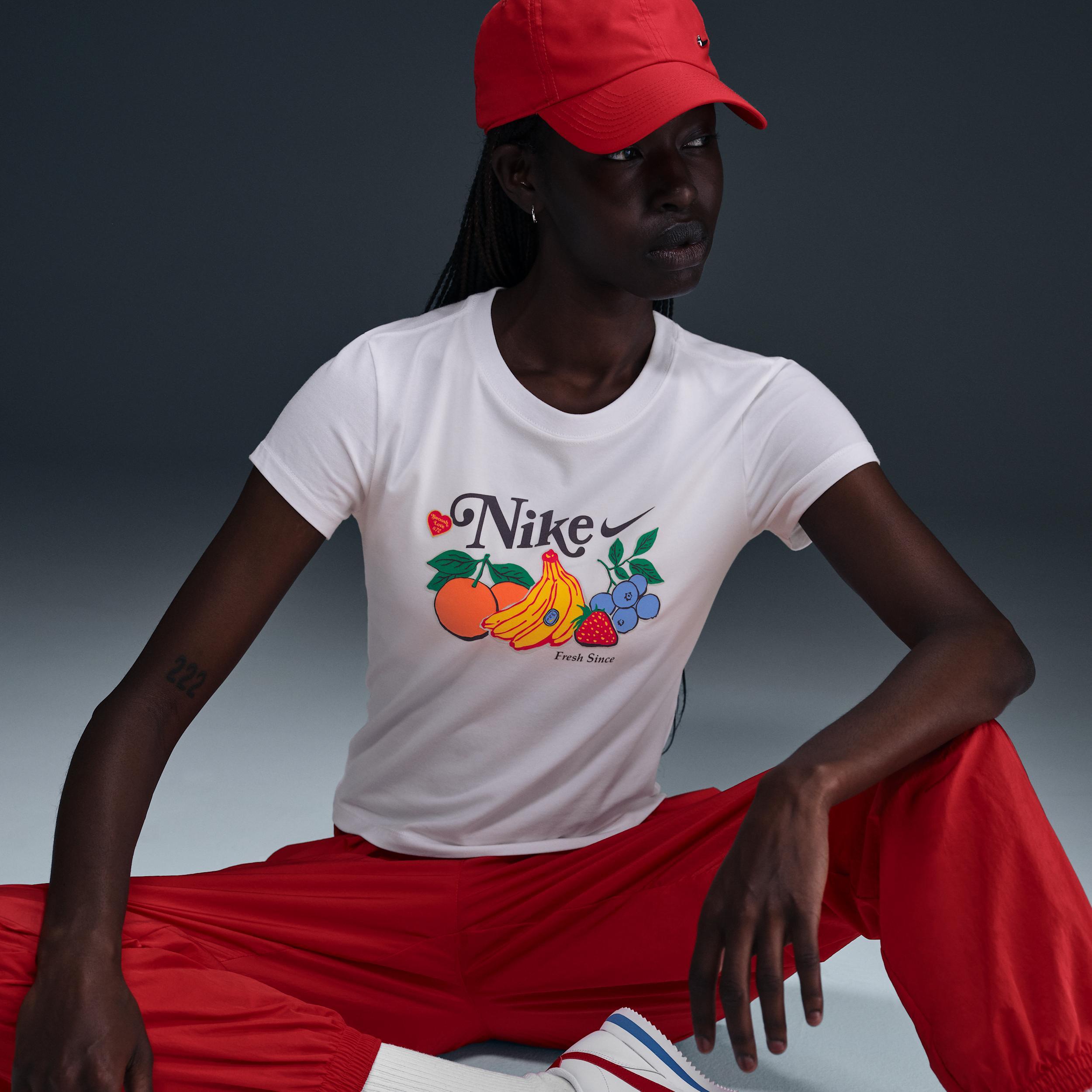 Nike Sportswear Chill Knit Women's Slim Cropped T-Shirt Product Image