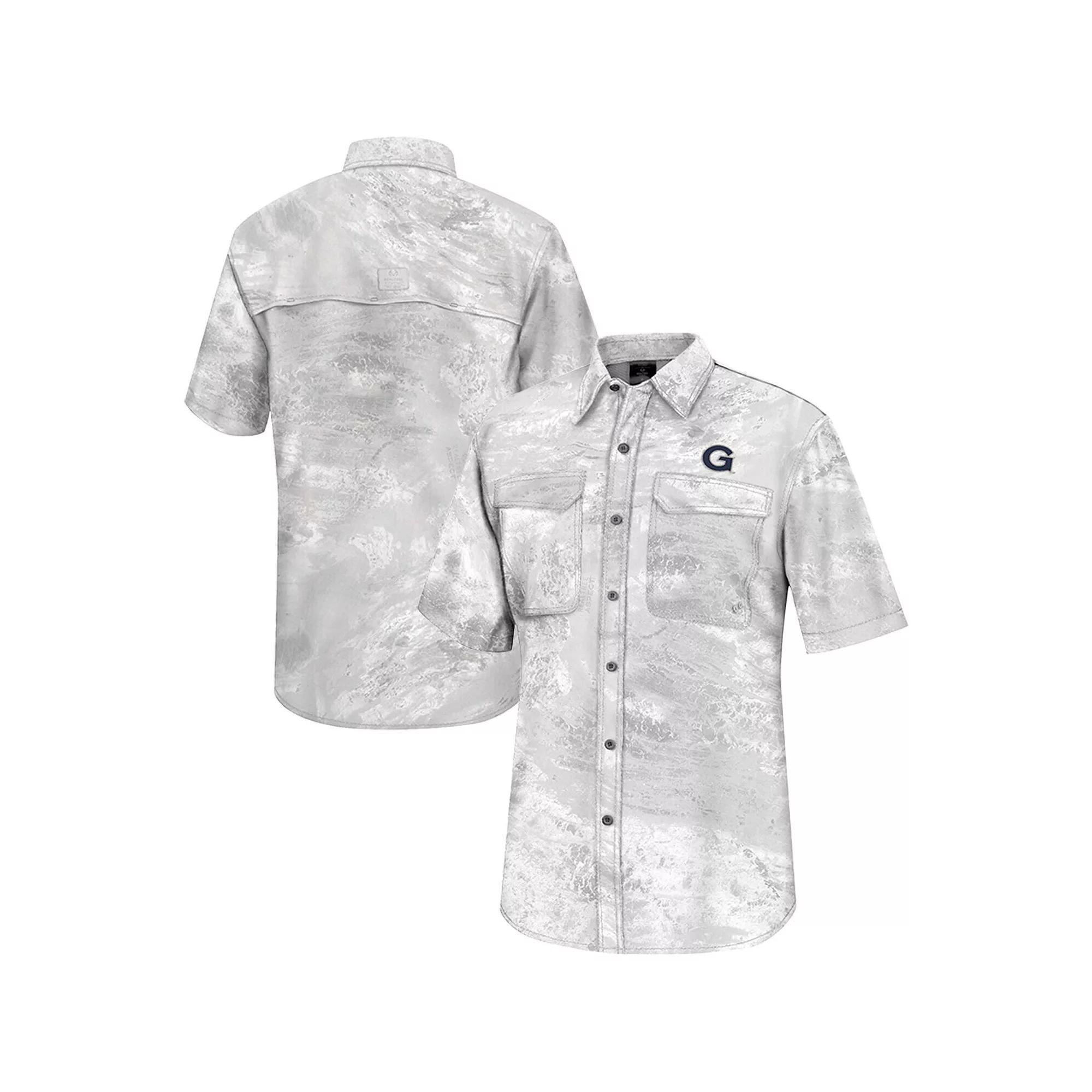 Mens Colosseum Alabama Crimson Tide Realtree Aspect Charter Full-Button Fishing Shirt Product Image