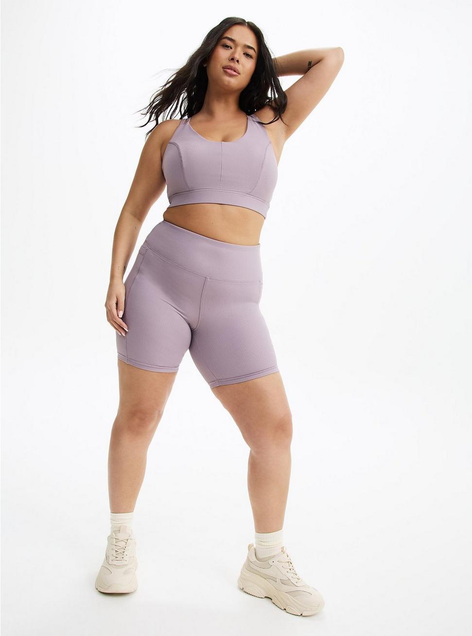 Low Impact Wireless Rib Active Bra Product Image