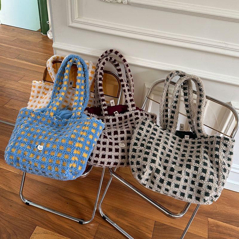 Plaid Tote Bag Product Image