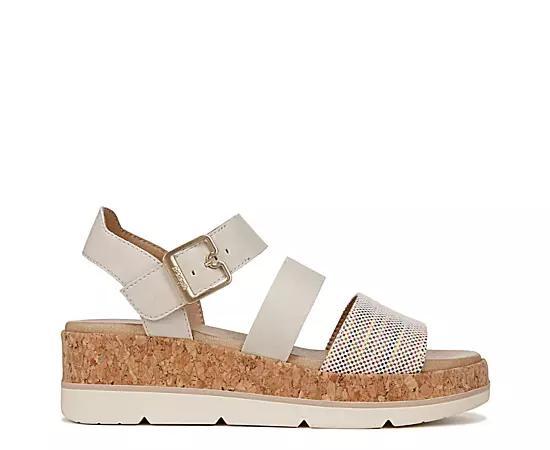 Dr. Scholl's Once Twice Women's Platform Sandals, Size: 7, Tawny Brown Product Image