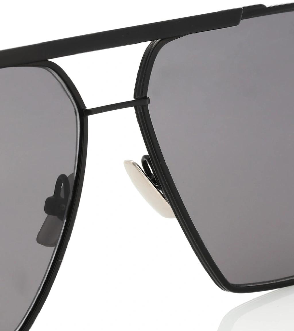 BOTTEGA VENETA Square Aviator Sunglasses In Black Product Image
