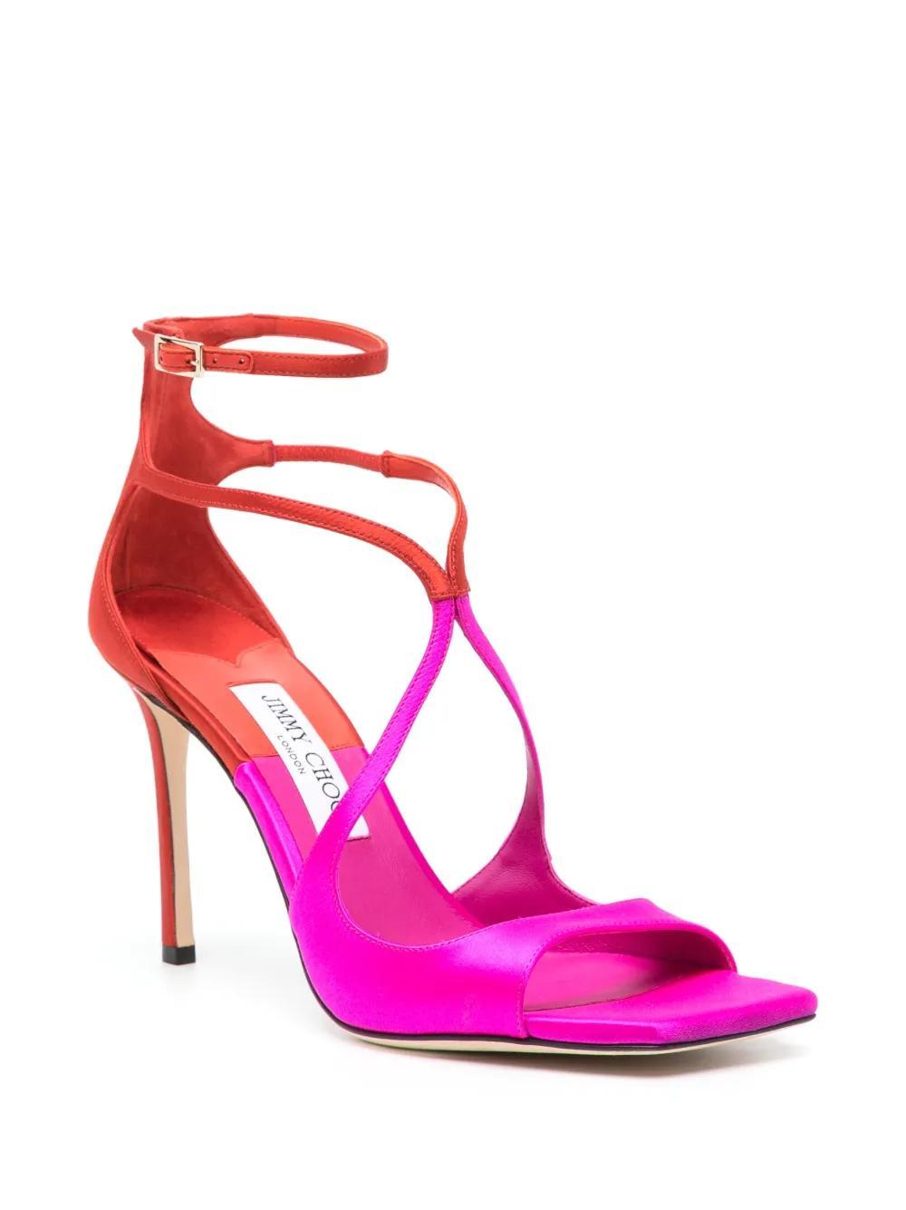 Azia 95mm satin sandals Product Image