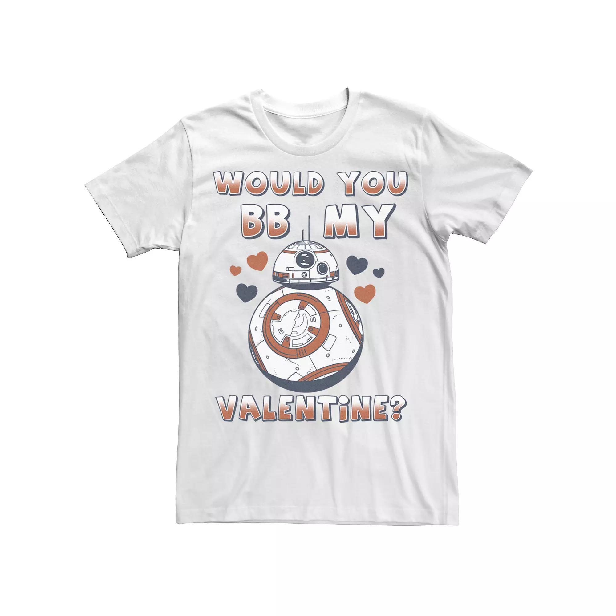 Men's Star Wars Would You BB Mine Valentine's Day Tee, Size: 3XL, White Product Image