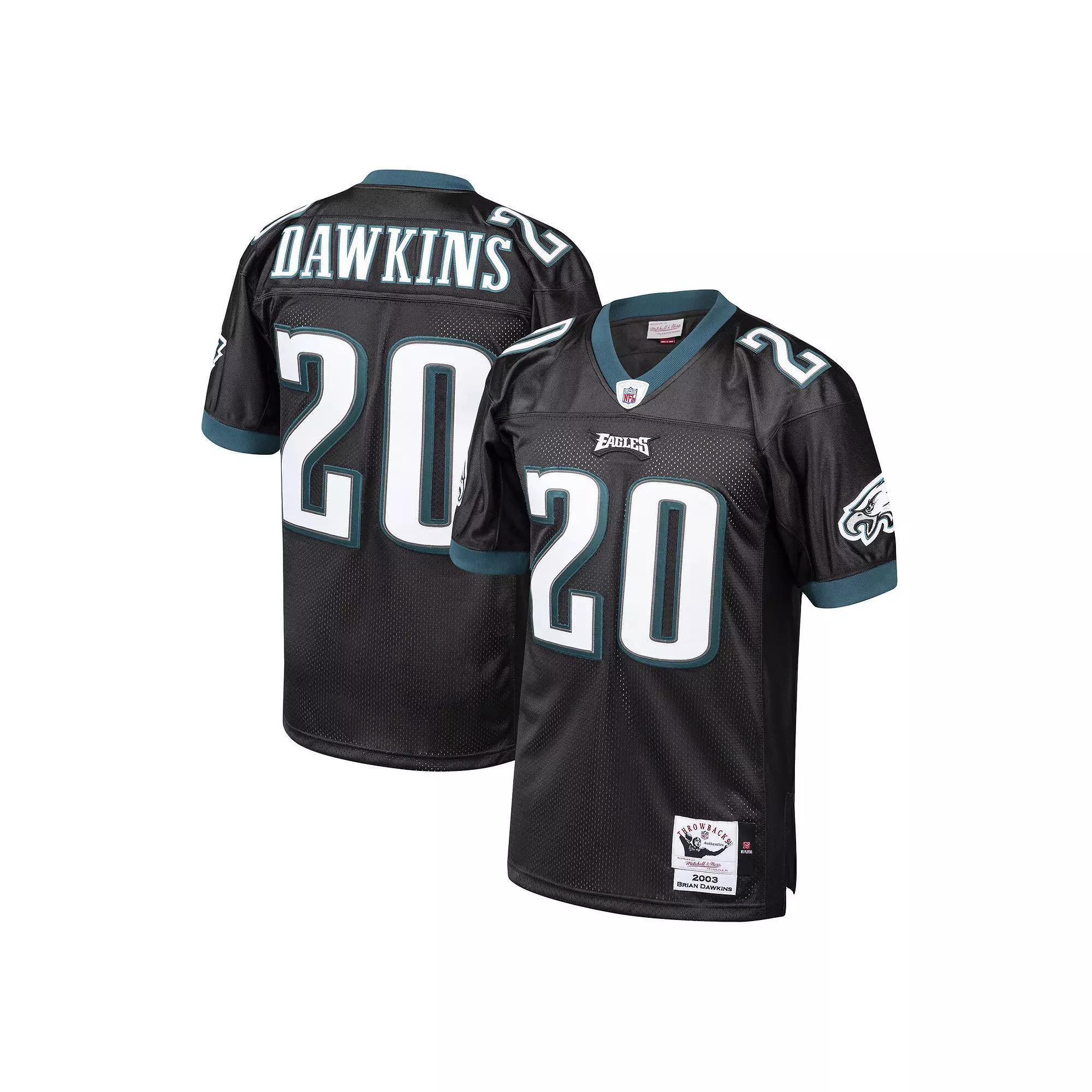 Mens Mitchell & Ness Brian Dawkins Philadelphia Eagles 2003 Authentic Throwback Retired Player Jersey Product Image