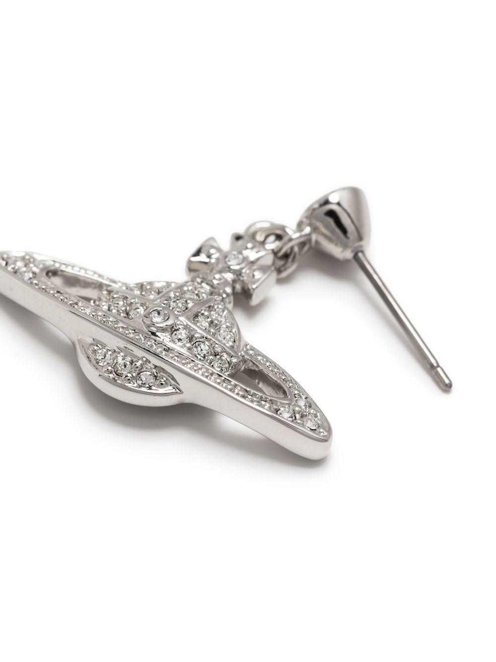 crystal orb earrings Product Image