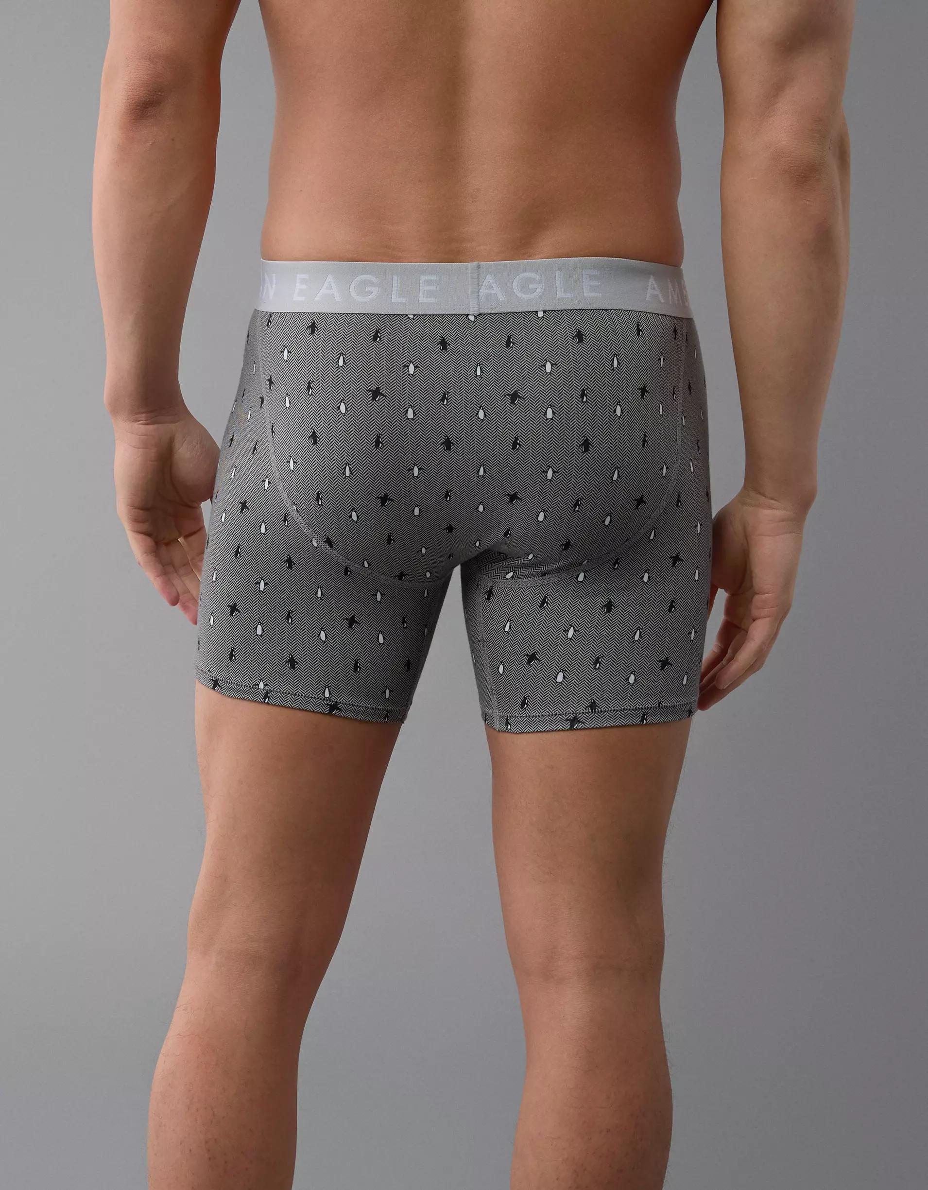 AEO Men's Mini Penguins 6" Classic Boxer Brief Product Image