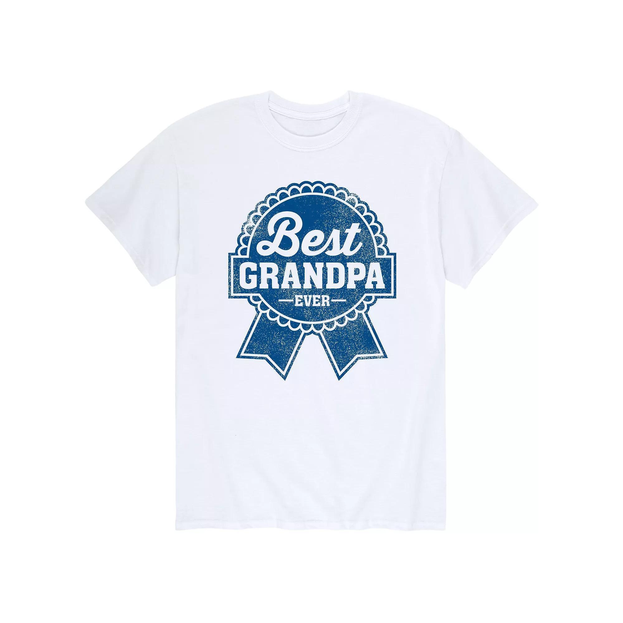 Mens Beer Label Best Grampy Tee Product Image
