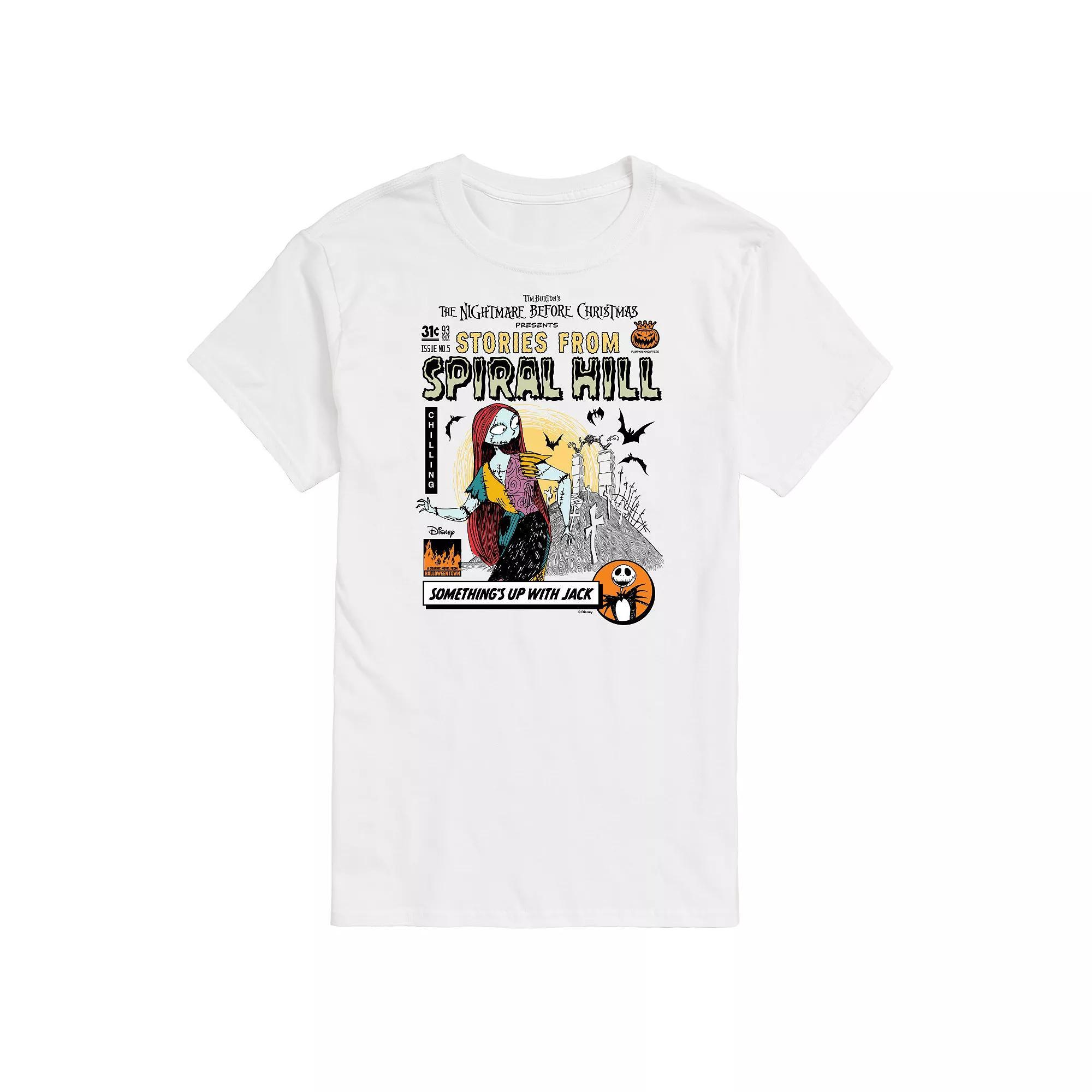 Disneys The Nightmare Before Christmas Mens Comic Cover Graphic Tee Product Image