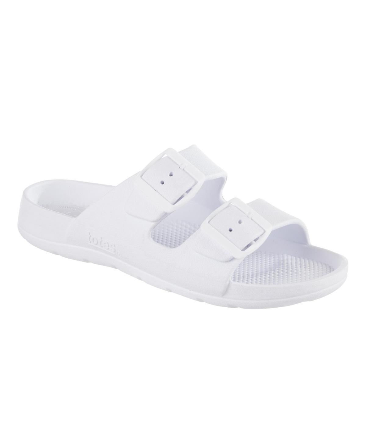 totes Women's Everywear® Double Buckle Adjustable Slide Sandals, Size: 8, Navy Blue Product Image
