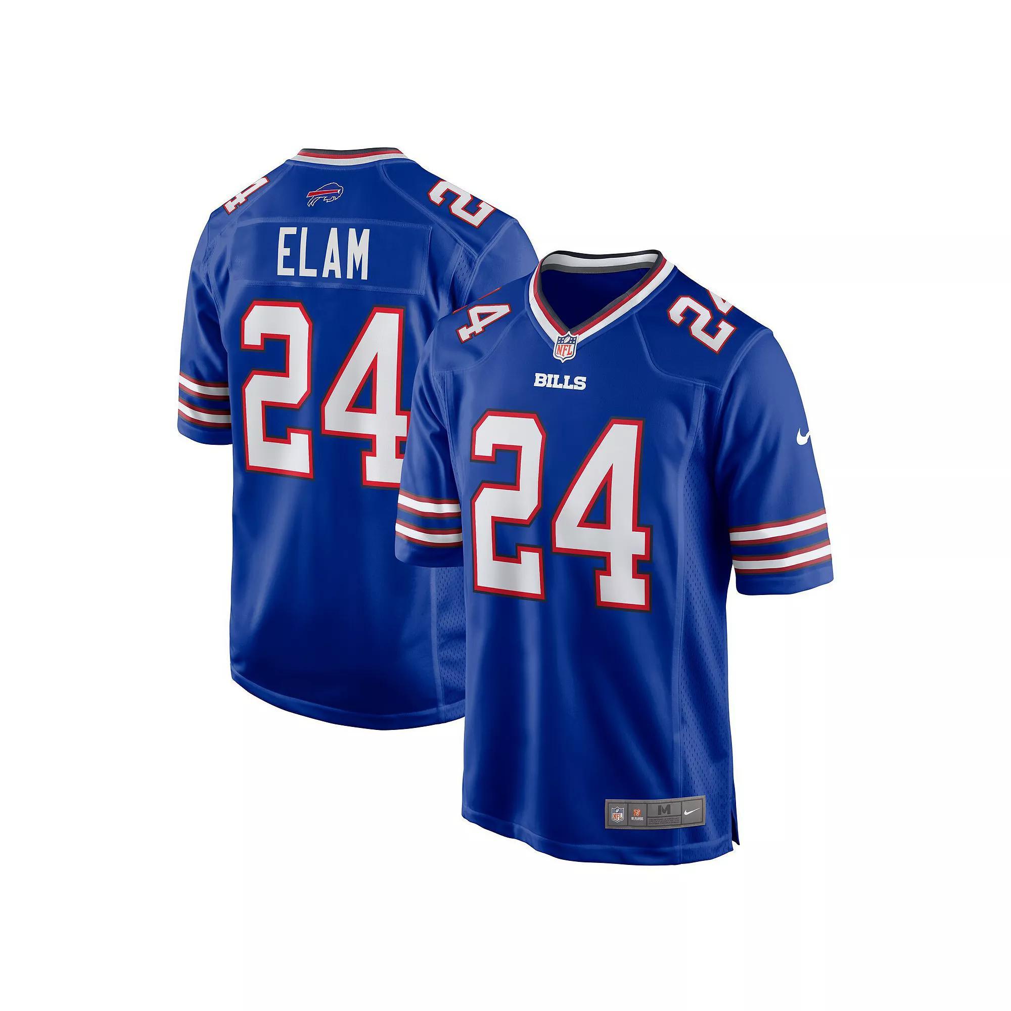Men's Nike Kaiir Elam Royal Buffalo Bills Player Game Jersey, Size: XL, Blue Product Image