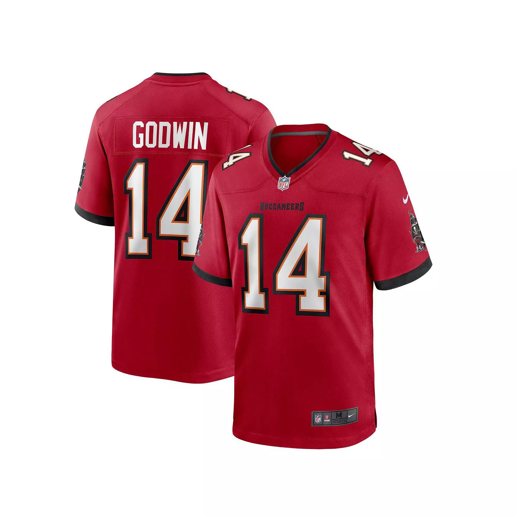 Men's Nike Chris Godwin Red Tampa Bay Buccaneers Game Player Jersey, Size: 3XL Product Image