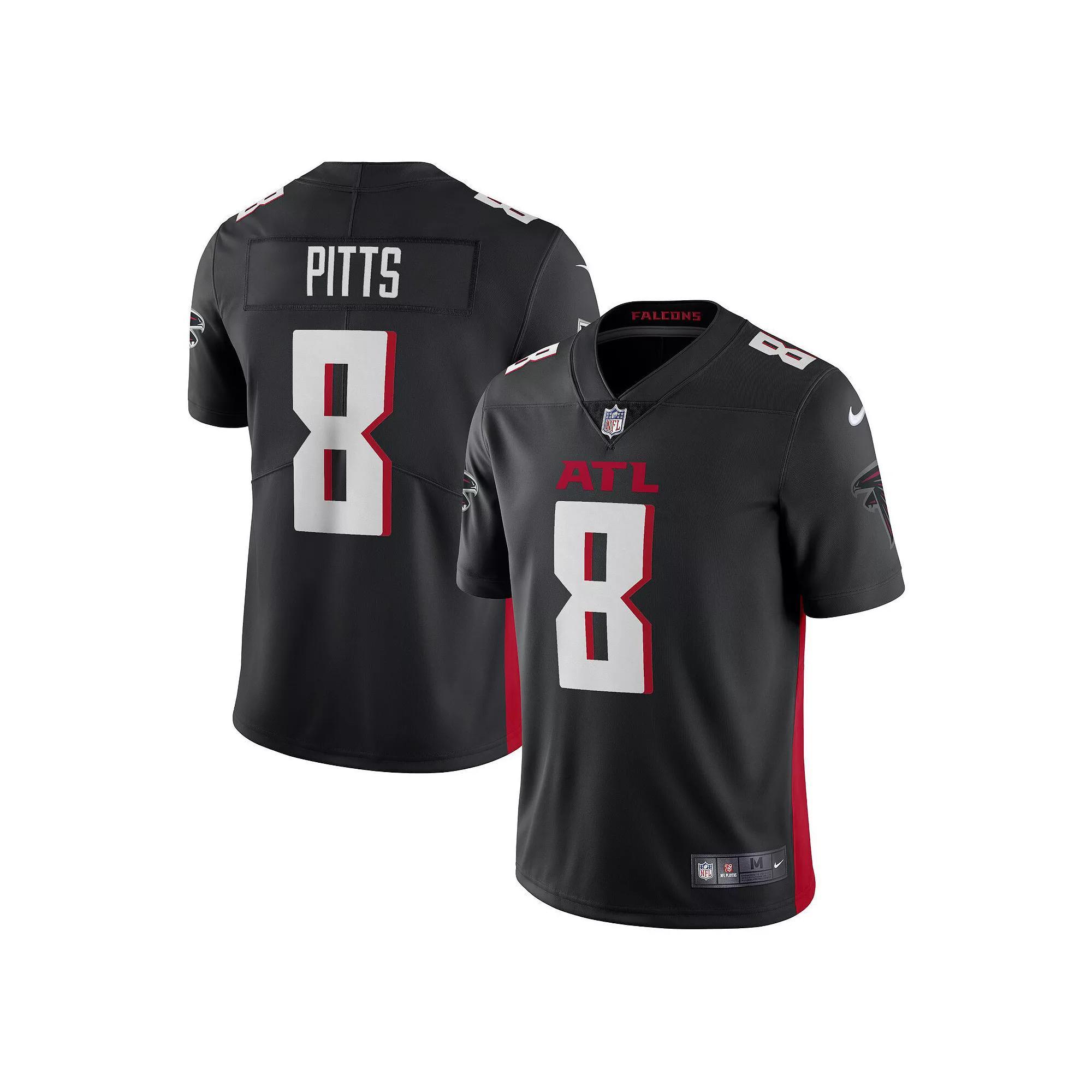 Men's Nike Kyle Pitts Black Atlanta Falcons Vapor Limited Jersey, Size: Medium Product Image