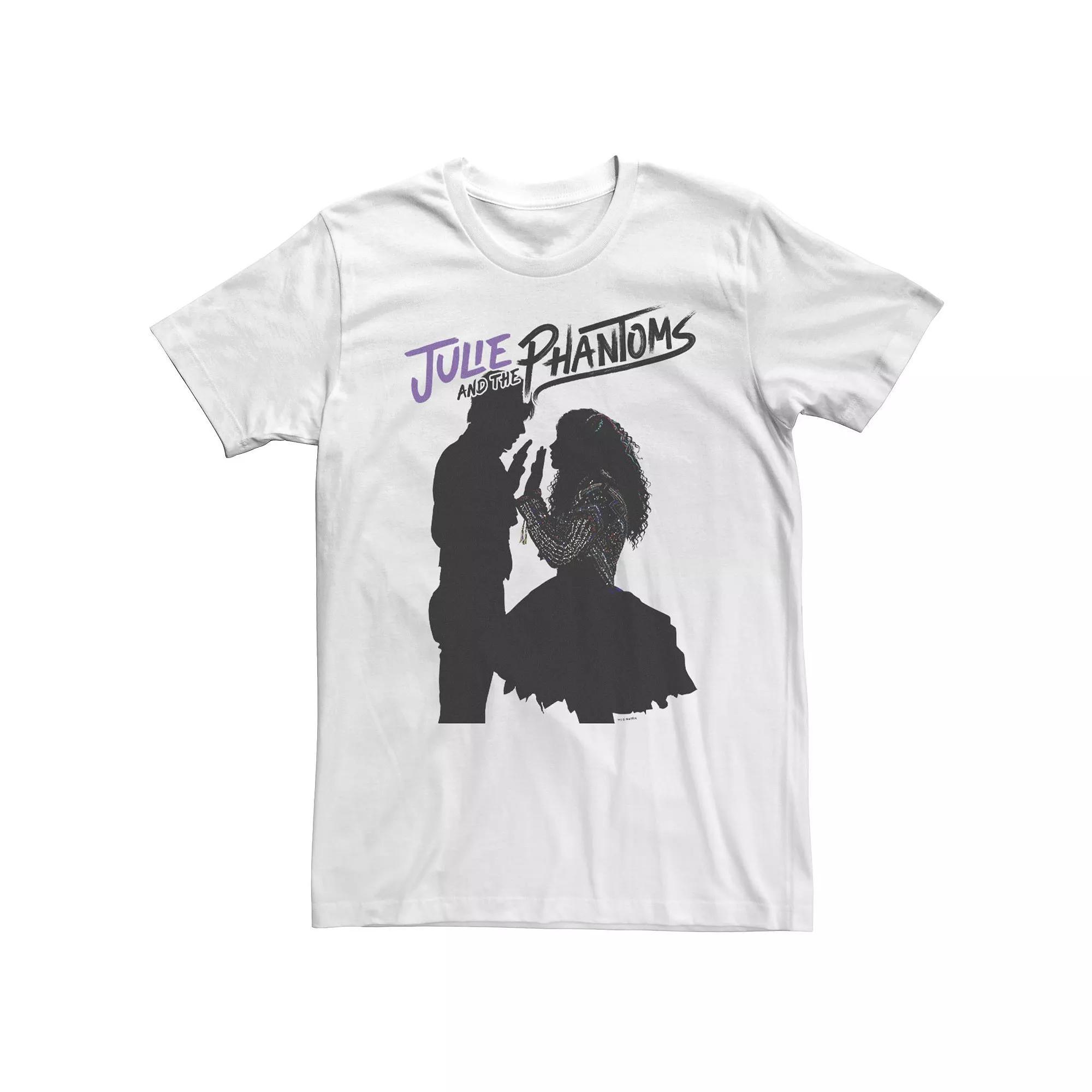 Big & Tall Julie And The Phantoms Silhouettes Tee, Men's, Size: 5XL, White Product Image