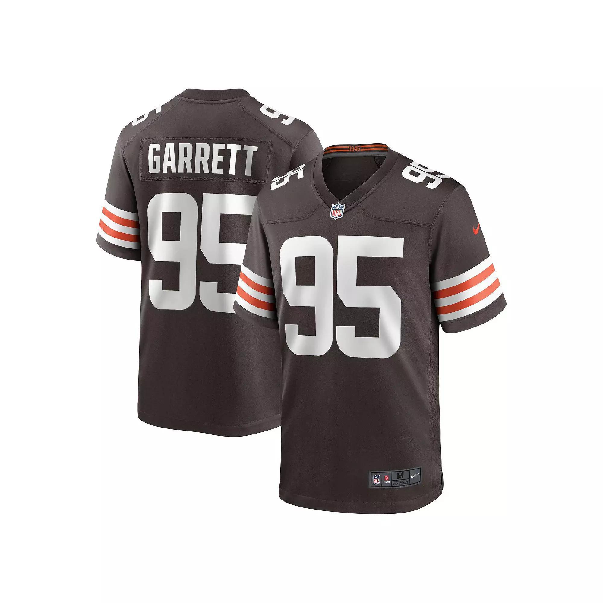 Men's Nike Myles Garrett Brown Cleveland Browns Game Jersey, Size: 3XL Product Image