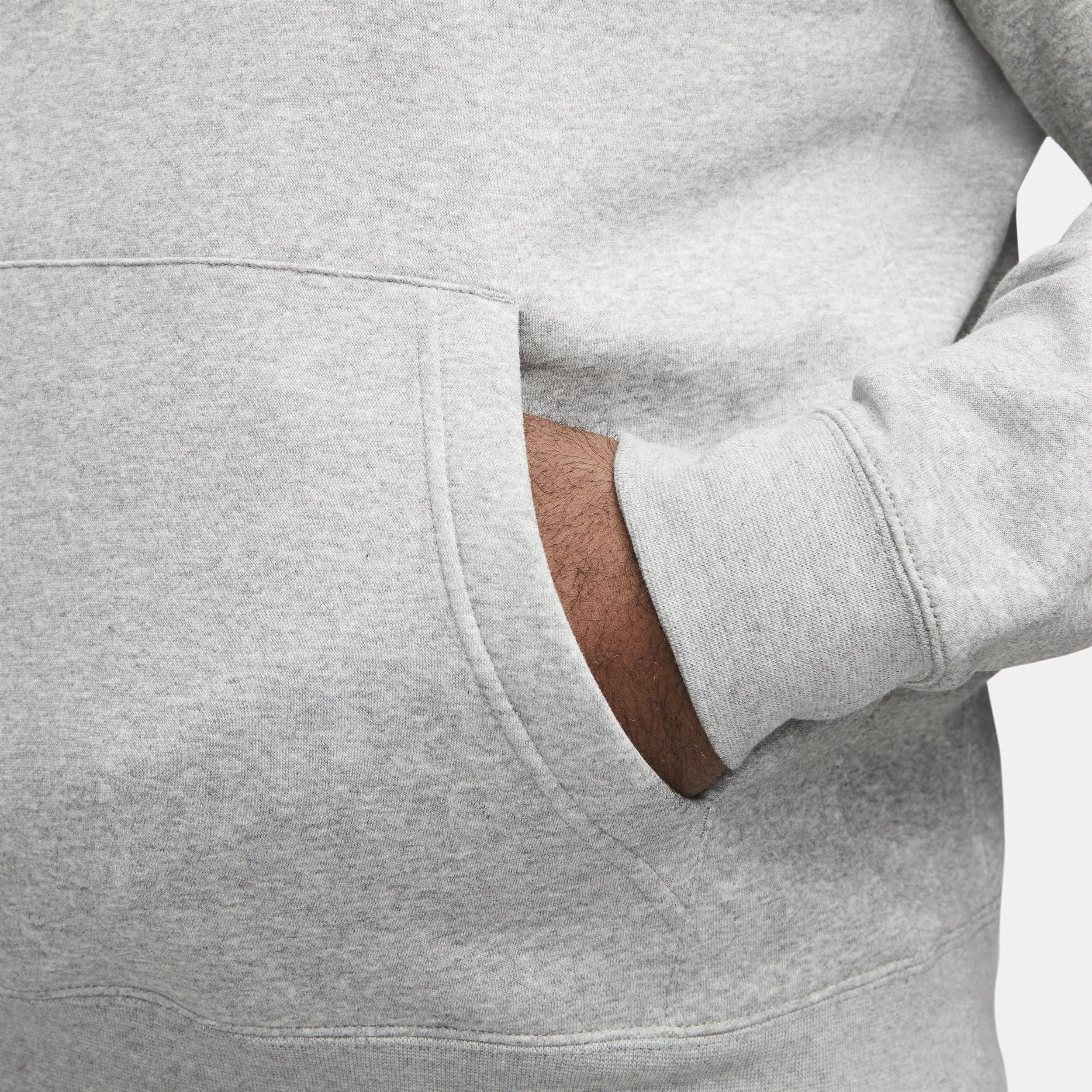 Mens Nike Sportswear Club Fleece Pullover Hoodie Dark Gray Grey Product Image