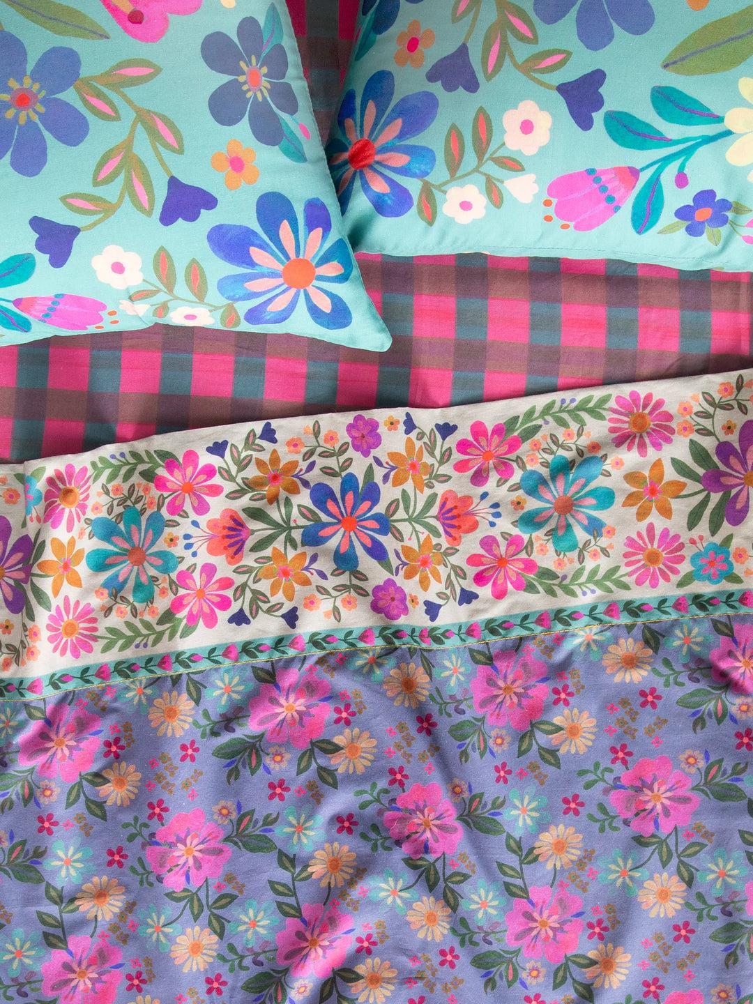Sooo Soft Cotton Sheet Set - Pink Painted Garden Product Image