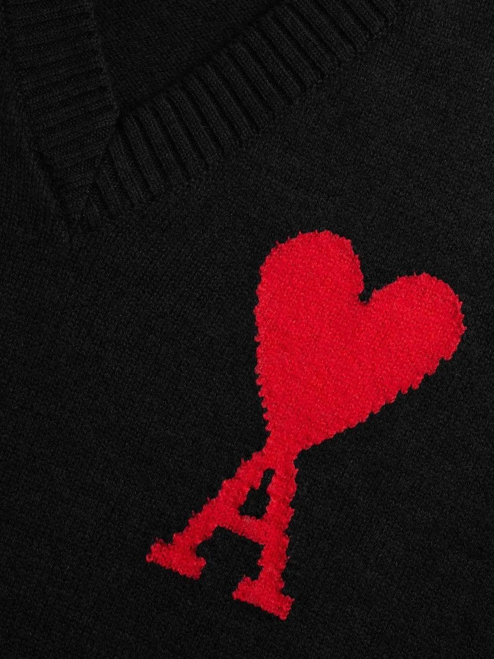 logo-intarsia knitted vest Product Image
