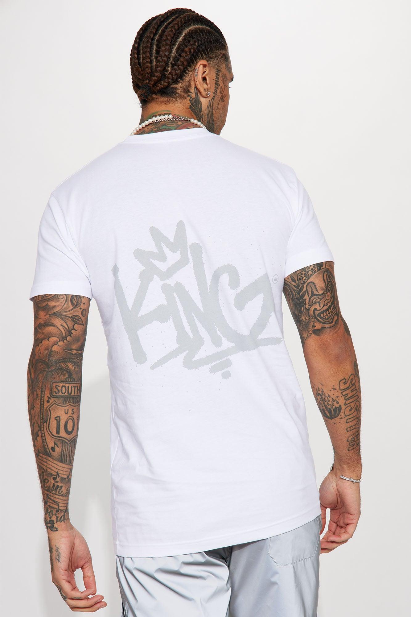 Crown Him King Short Sleeve Tee - White Product Image
