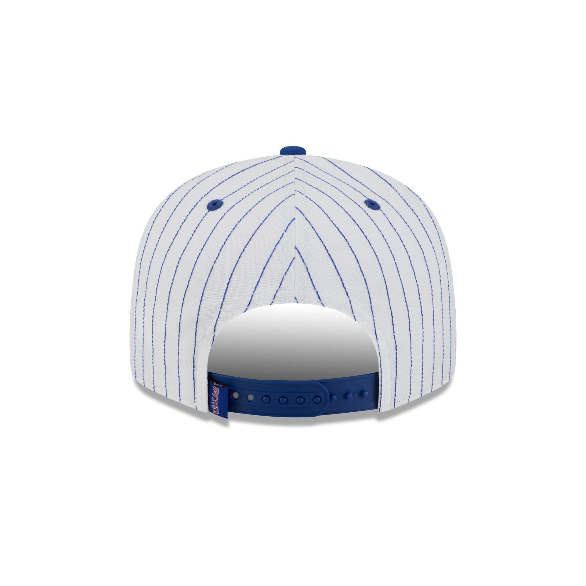 Chicago Cubs Deceptor Pinstripe 9FIFTY Snapback Hat Male Product Image