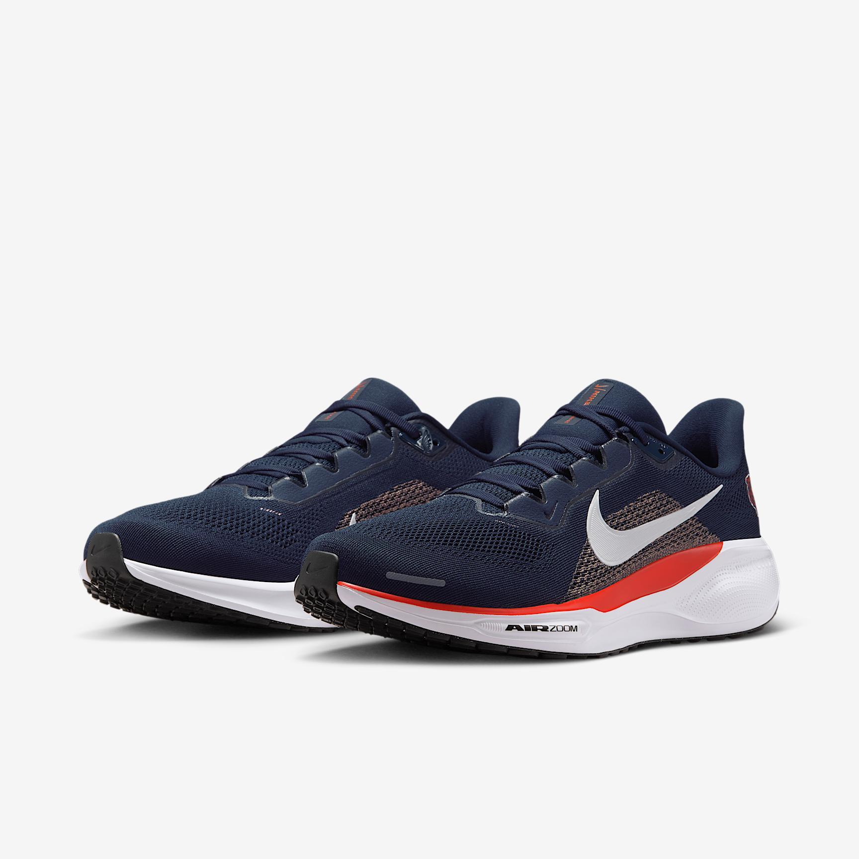 Chicago Bears Pegasus 41 Men's Nike NFL Road Running Shoes Product Image