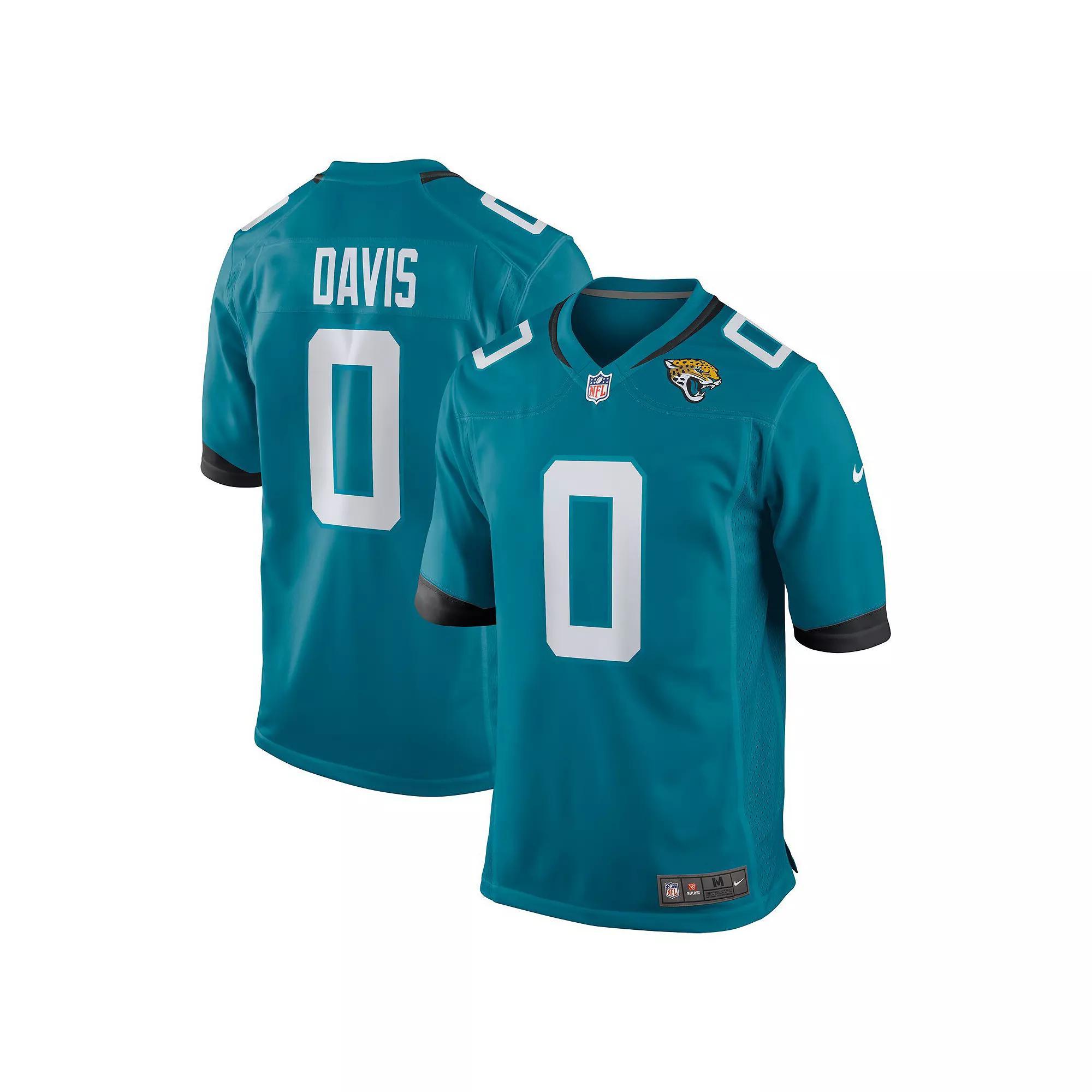 Mens Nike Travis Etienne Teal Jacksonville Jaguars Game Jersey Product Image