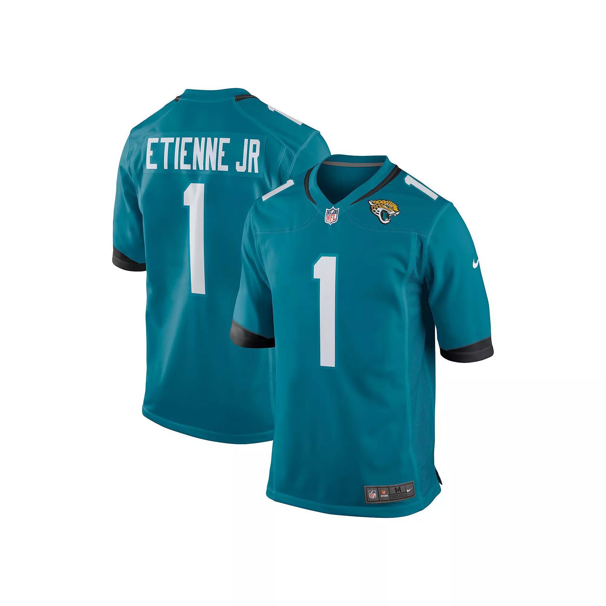 Mens Nike Travis Etienne Teal Jacksonville Jaguars Game Jersey Product Image
