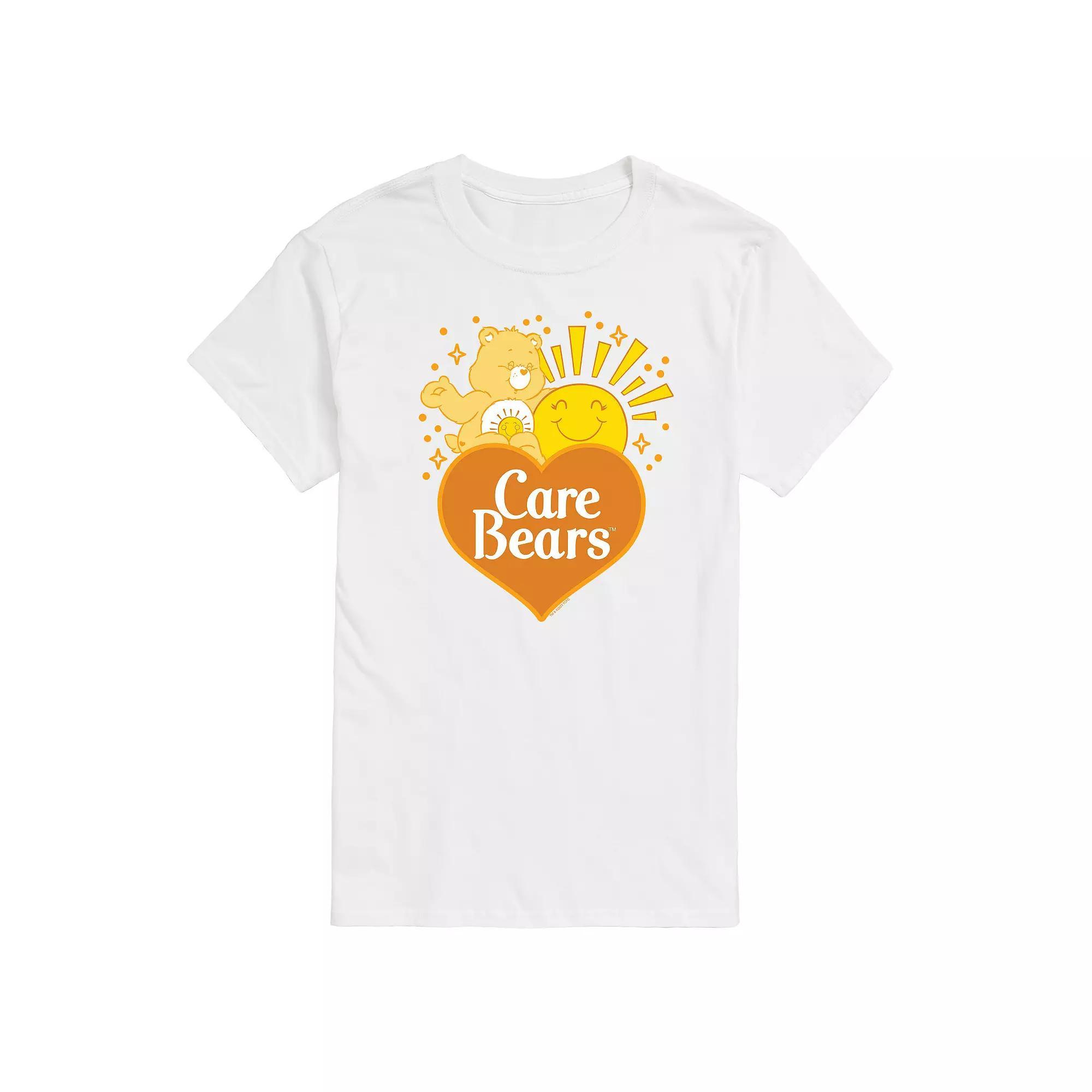 Mens Care Bears Funshine Logo Graphic Tee Product Image